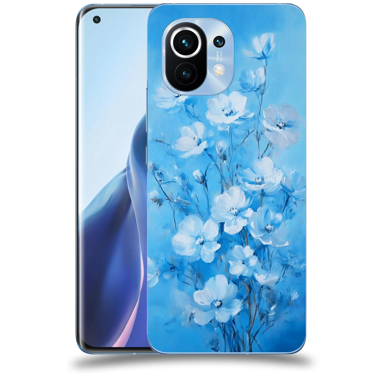 ACOVER Kryt na mobil Xiaomi Mi 11 - Modrá ilustrace