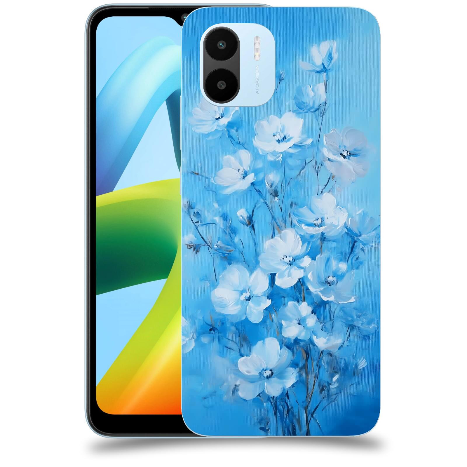 ACOVER Kryt na mobil Xiaomi Redmi A1 - Modrá ilustrace