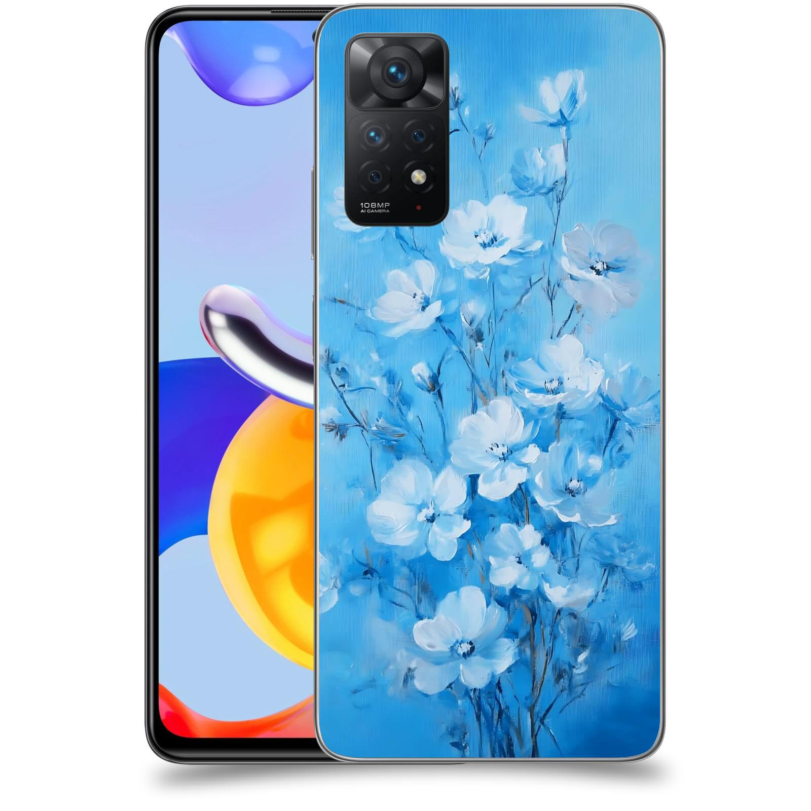 ACOVER Kryt na mobil Xiaomi Redmi Note 11 Pro - Modrá ilustrace