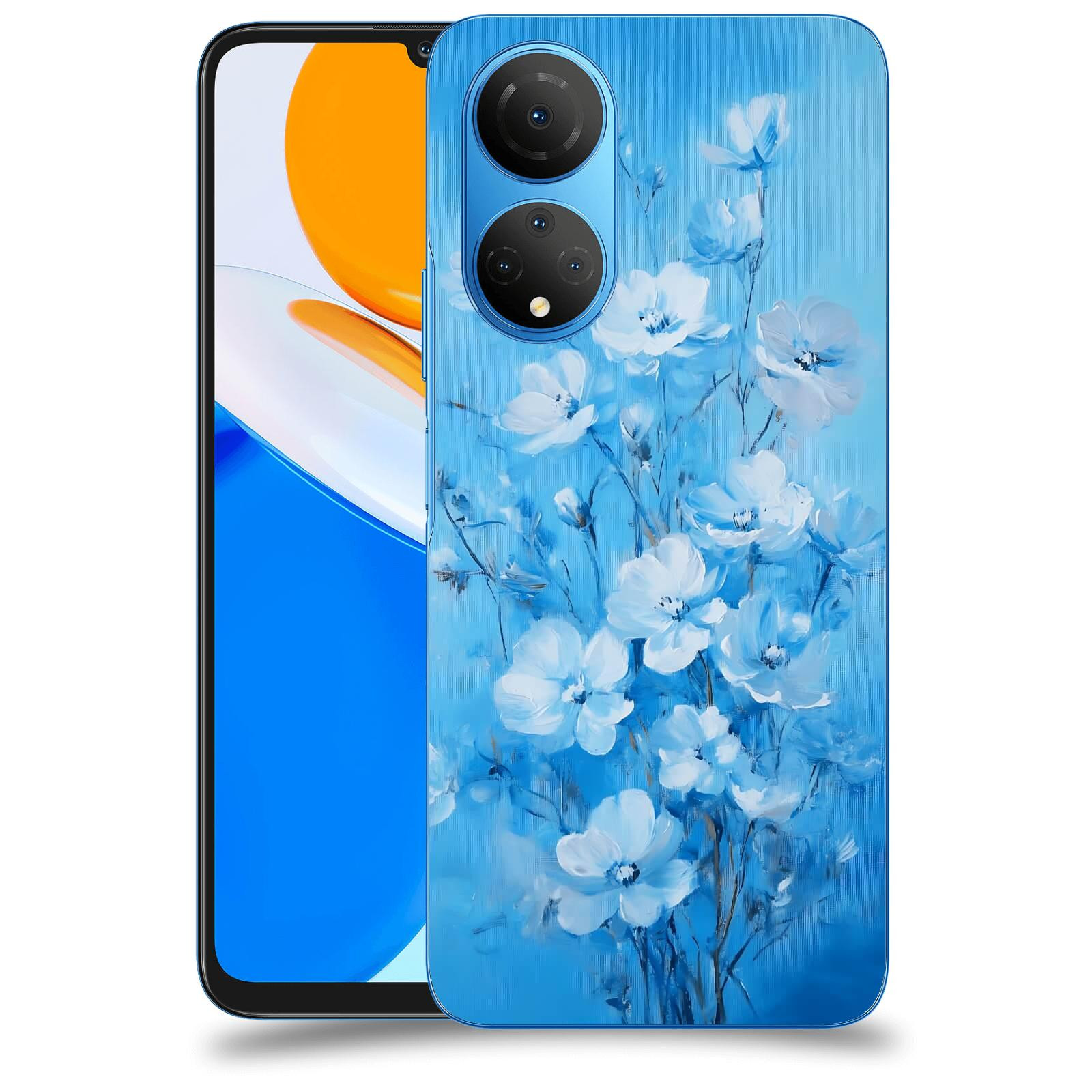 ACOVER Kryt na mobil Honor X7 - Modrá ilustrace