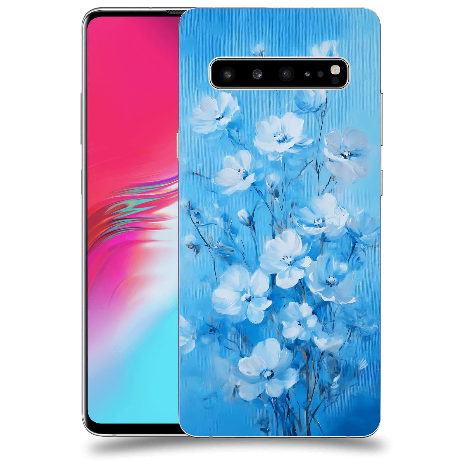ACOVER Kryt na mobil Samsung Galaxy S10 G973 - Modrá ilustrace