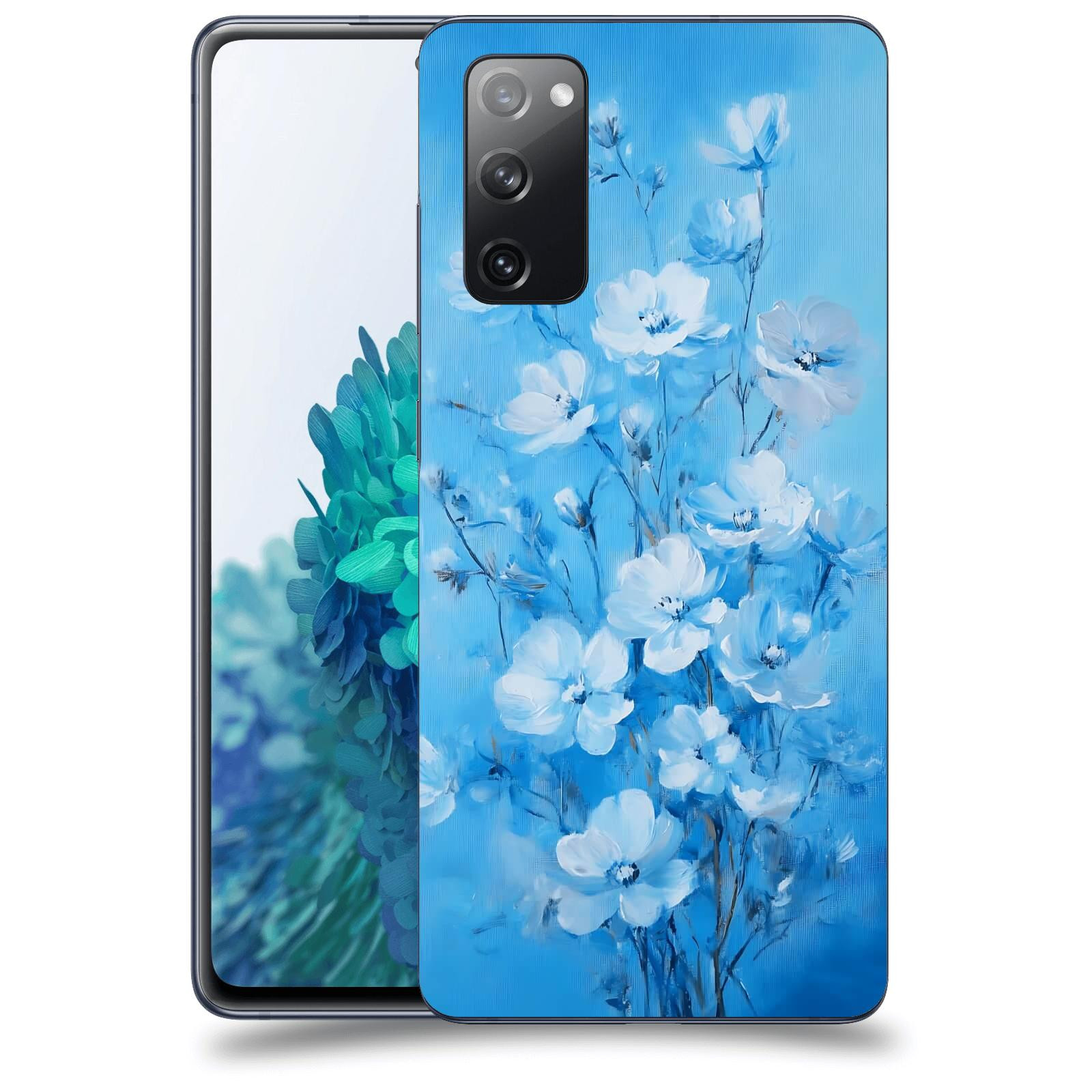 ACOVER Kryt na mobil Samsung Galaxy S20 FE - Modrá ilustrace