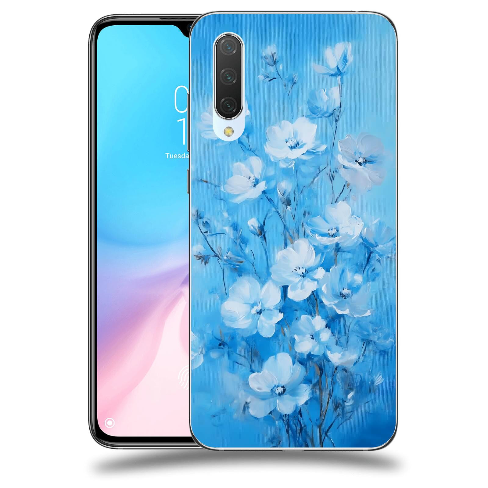ACOVER Kryt na mobil Xiaomi Mi 9 Lite - Modrá ilustrace