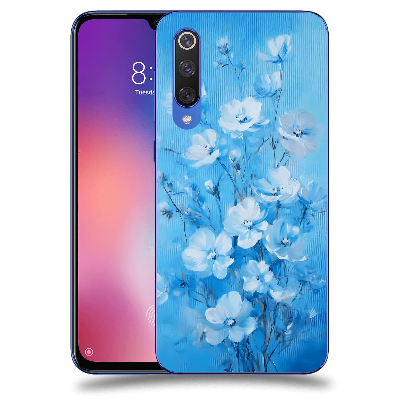 ACOVER Kryt na mobil Xiaomi Mi 9 SE - Modrá ilustrace