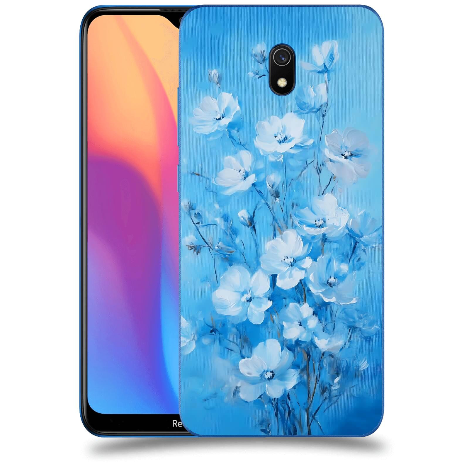 ACOVER Kryt na mobil Xiaomi Redmi 8A - Modrá ilustrace