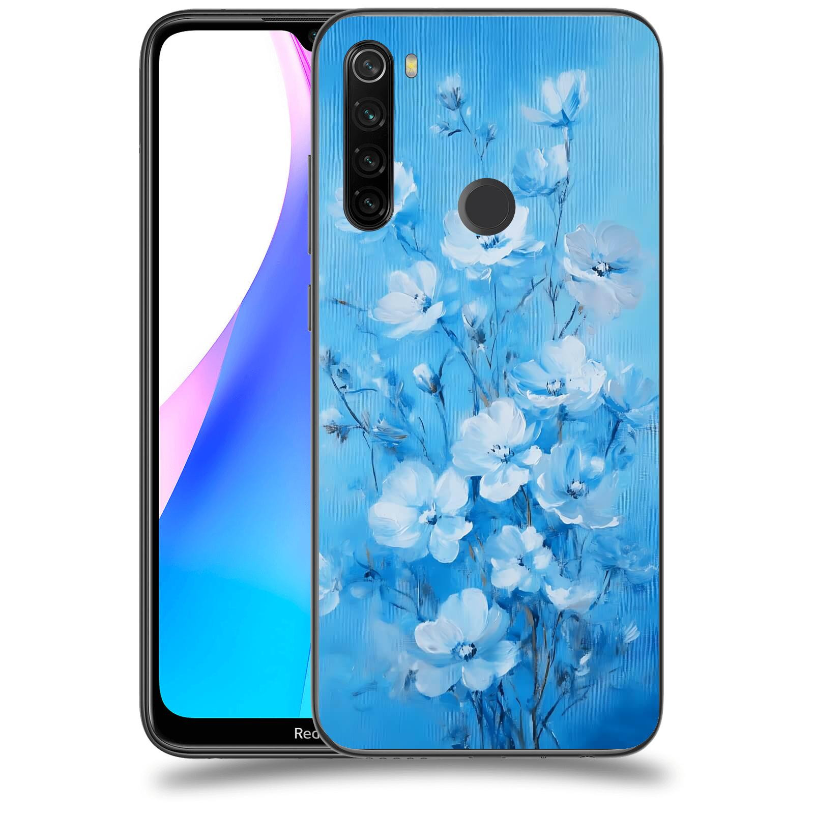 ACOVER Kryt na mobil Xiaomi Redmi Note 8T - Modrá ilustrace