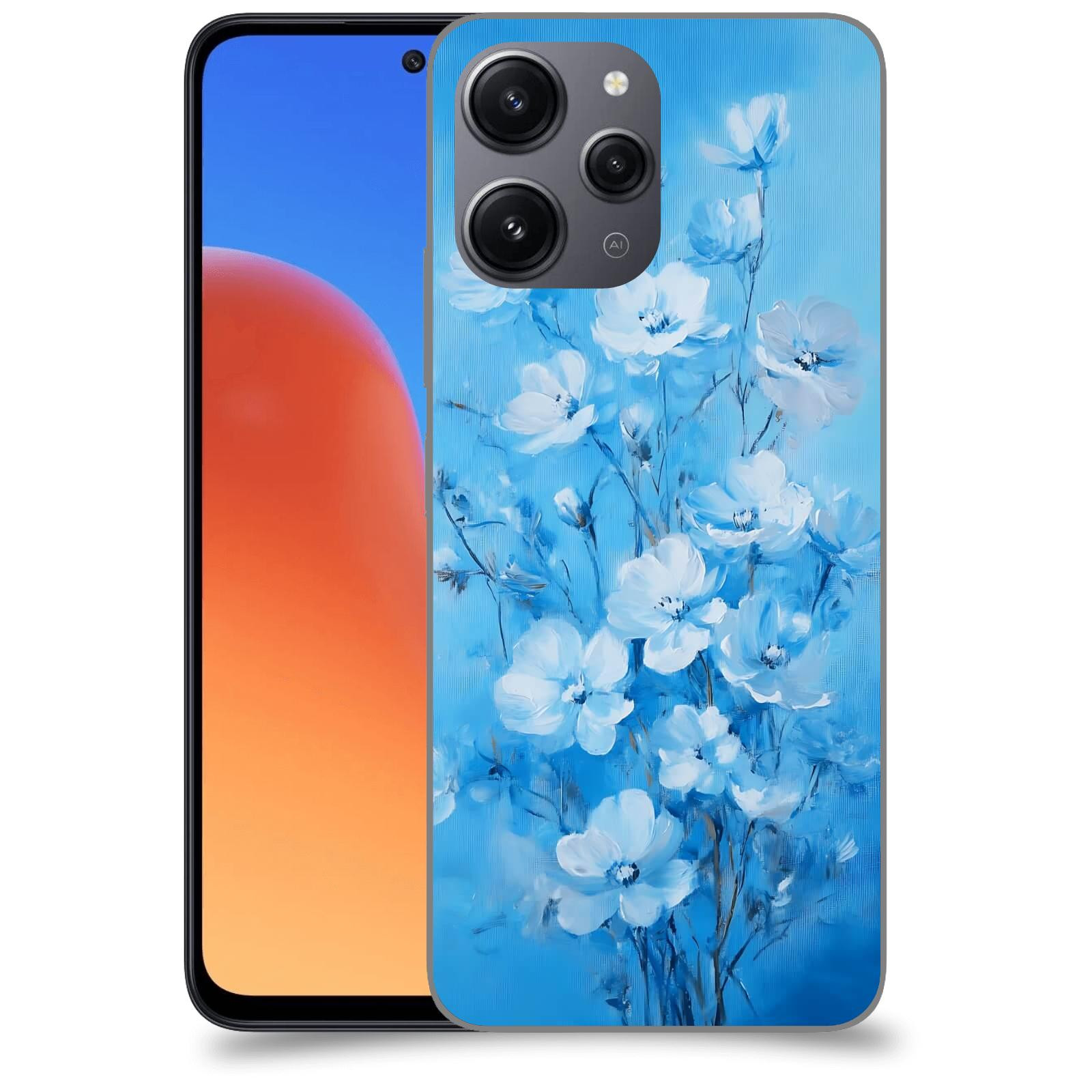ACOVER Kryt na mobil Xiaomi Redmi 12 - Modrá ilustrace