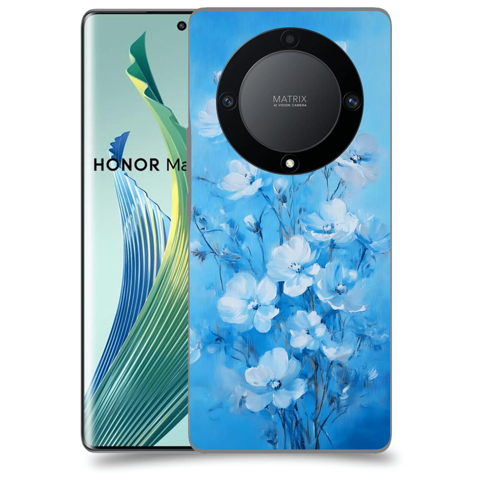 ACOVER Kryt na mobil Honor 90 Lite - Modrá ilustrace