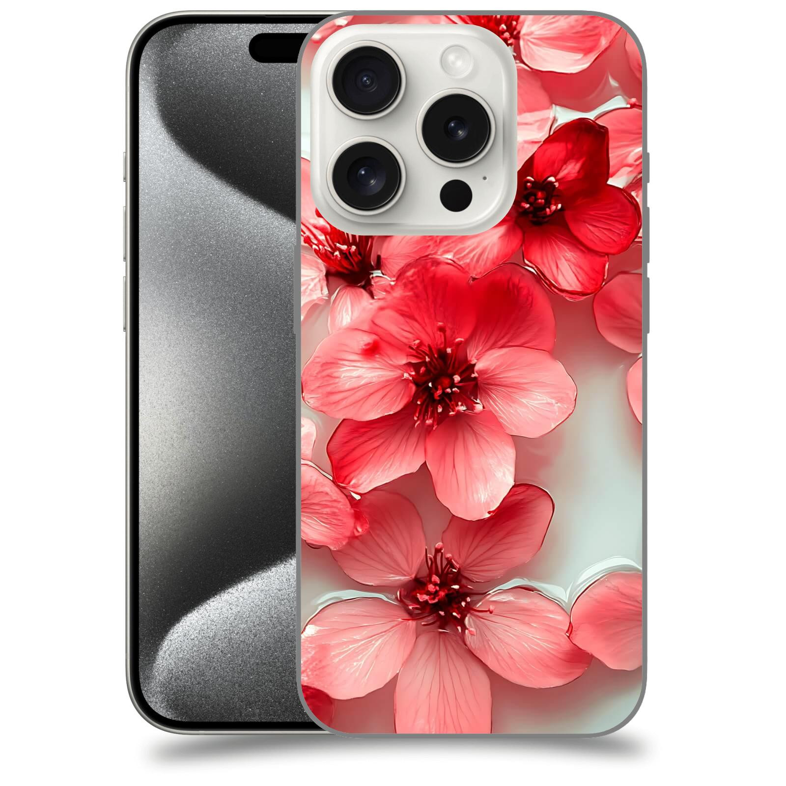 ACOVER Kryt na mobil Apple iPhone 15 pro - Něžná svěžest