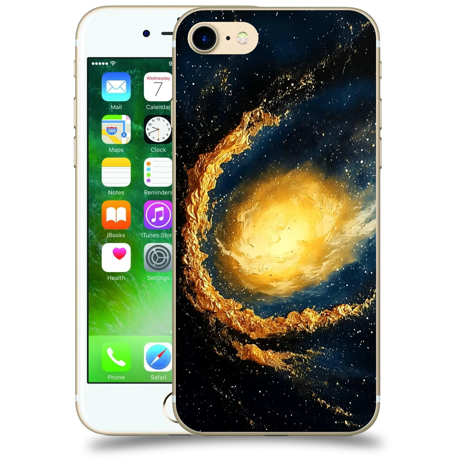 ACOVER Kryt na mobil Apple iPhone 7 - Noční obloha II