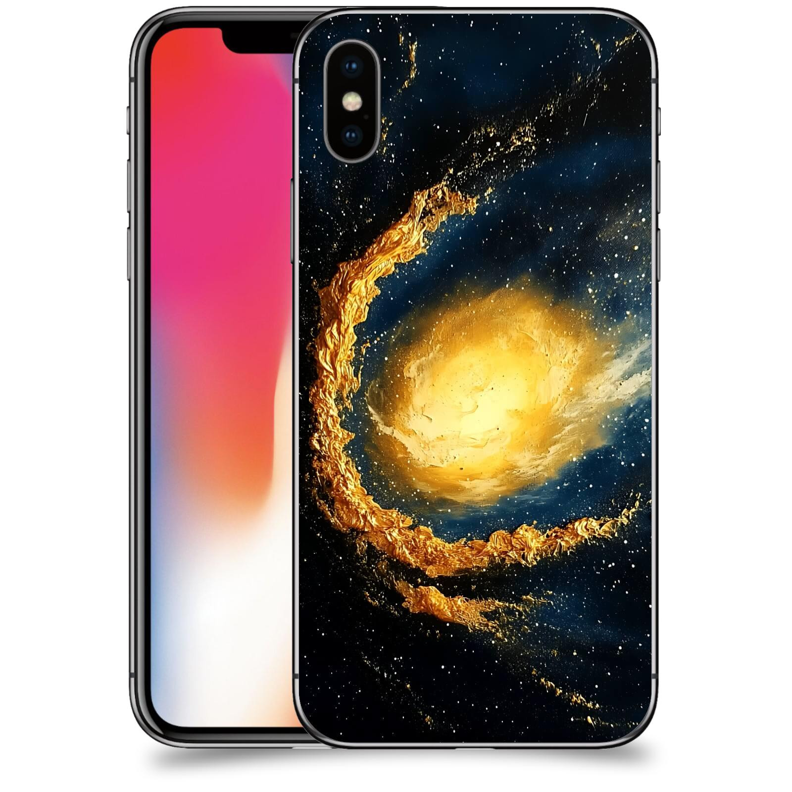 ACOVER Kryt na mobil Apple iPhone X/XS - Noční obloha II