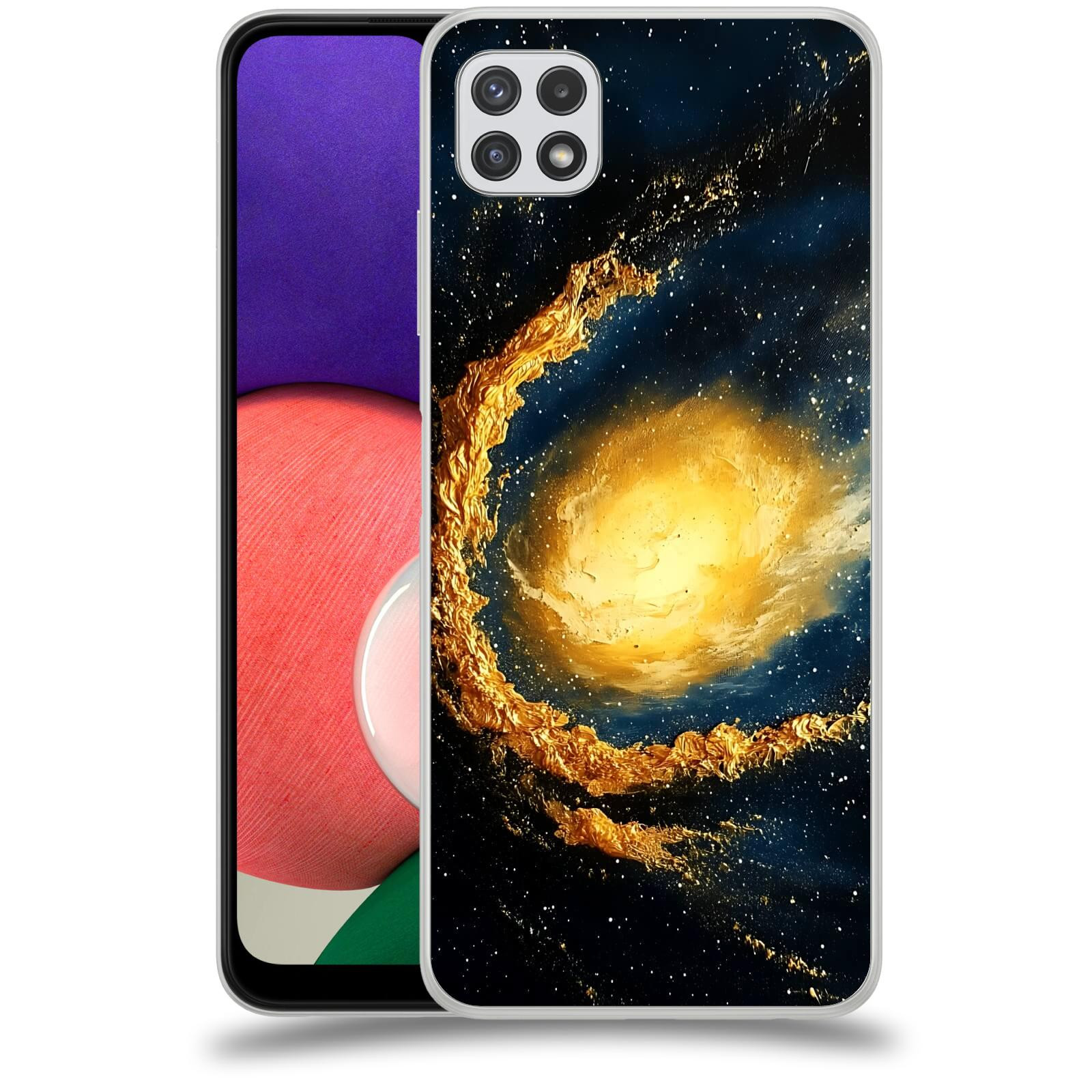 ACOVER Kryt na mobil Samsung Galaxy A22 A225F - Noční obloha II