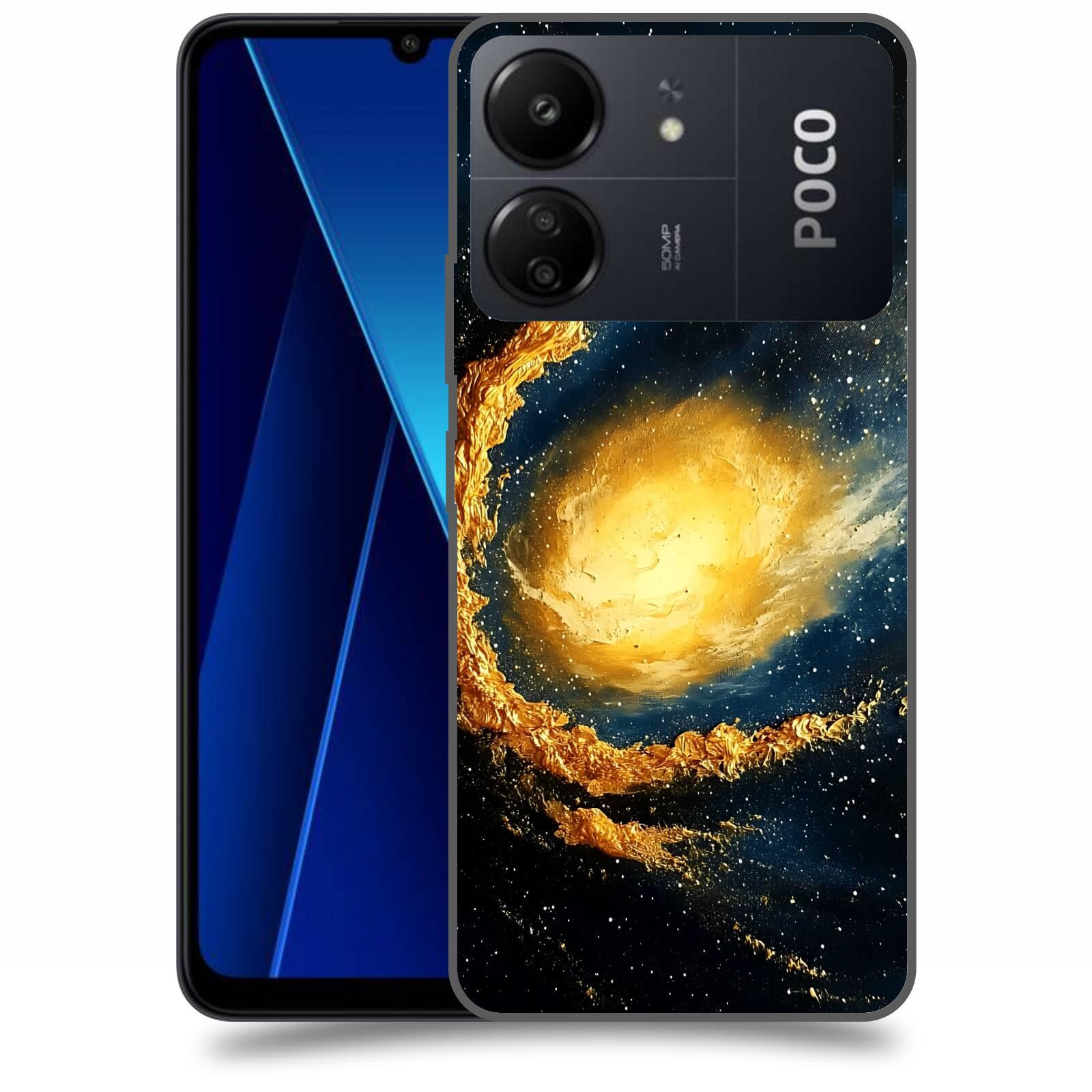 ACOVER Kryt na mobil Poco C65 - Noční obloha II