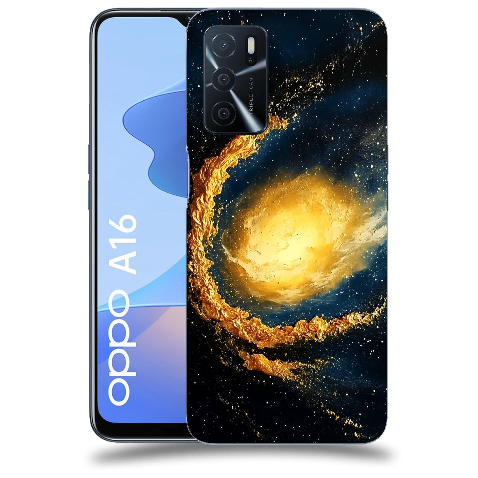 ACOVER Kryt na mobil OPPO A16 - Noční obloha II