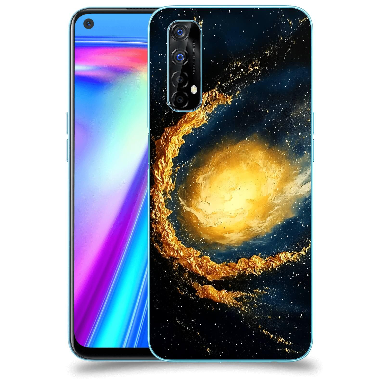 ACOVER Kryt na mobil Realme 7 - Noční obloha II