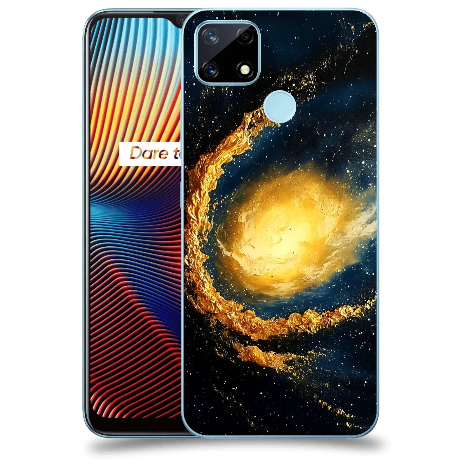 ACOVER Kryt na mobil Realme 7i - Noční obloha II