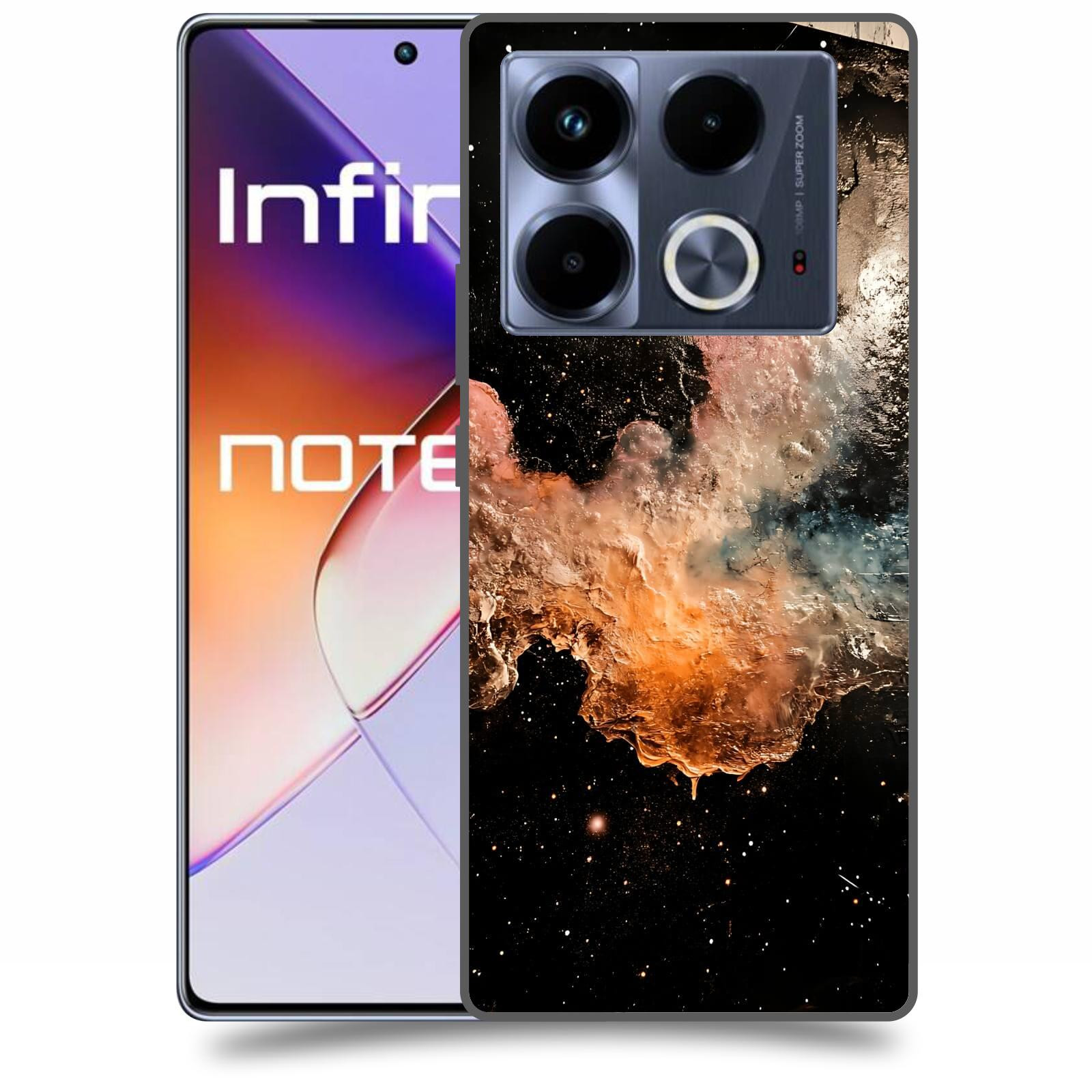 ACOVER Kryt na mobil Infinix Note 40 - Noční obloha III