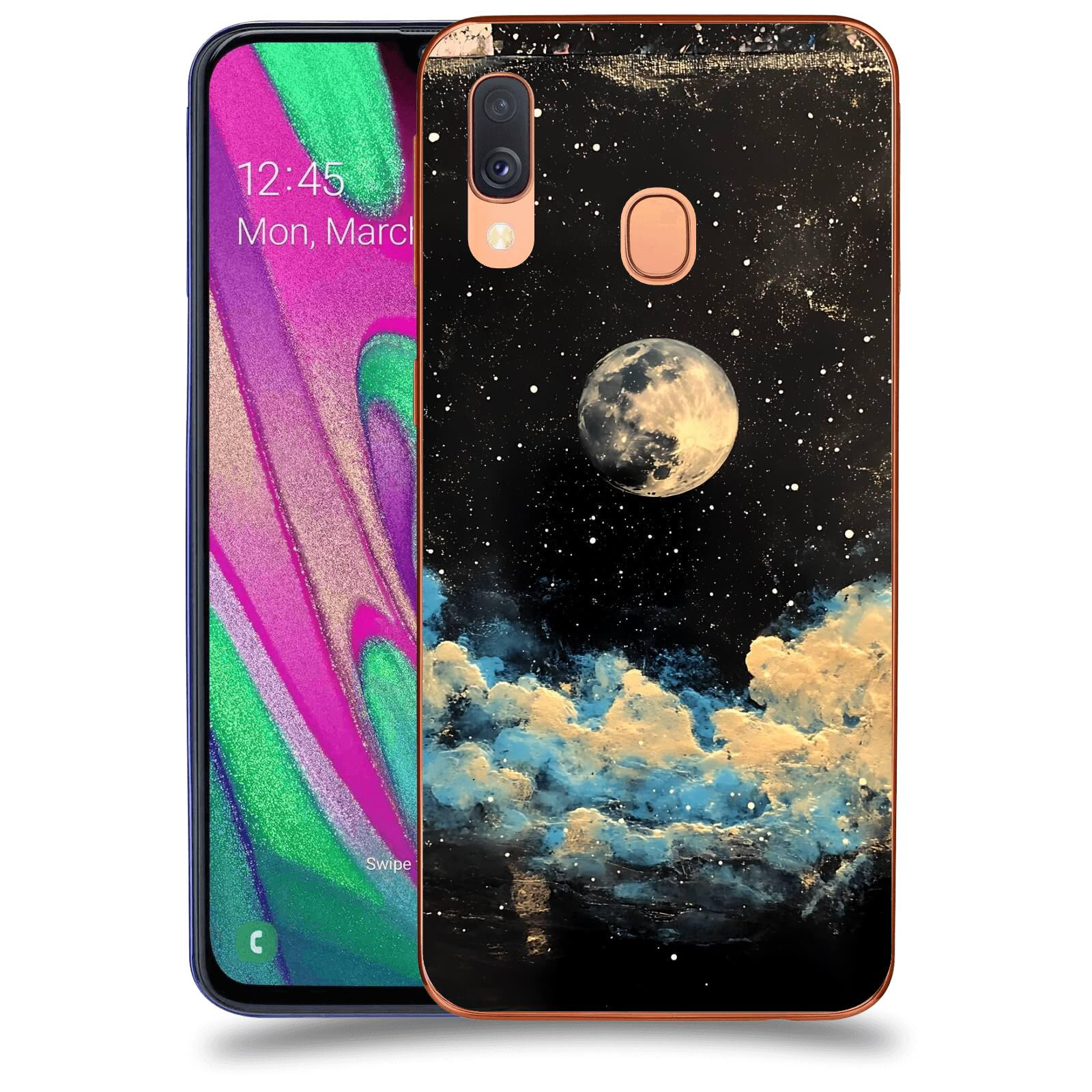 ACOVER Kryt na mobil Samsung Galaxy A40 A405F - Noční obloha IV