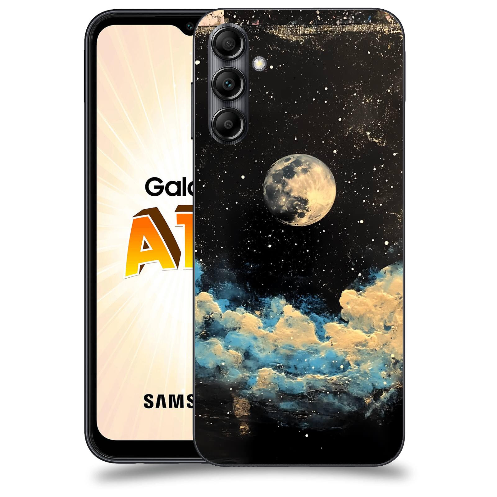 ACOVER Kryt na mobil Samsung Galaxy A14 LTE - Noční obloha IV