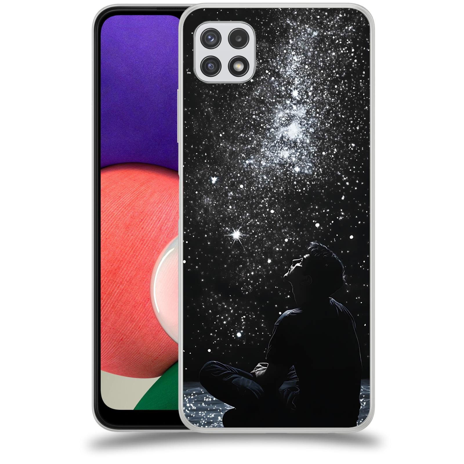 ACOVER Kryt na mobil Samsung Galaxy A22 A225F - Noční obloha V