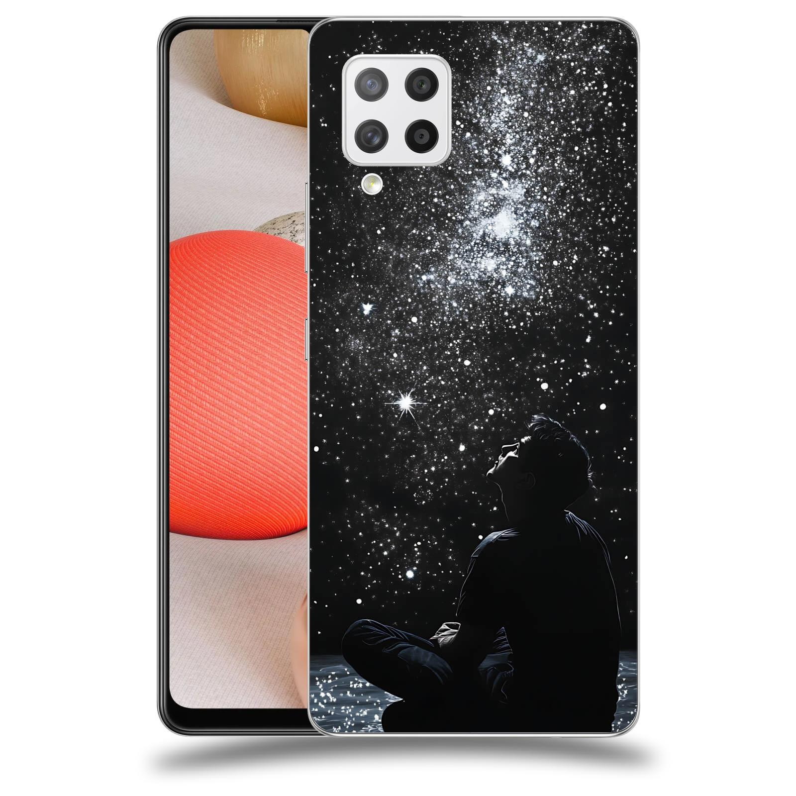 ACOVER Kryt na mobil Samsung Galaxy A42 A426B - Noční obloha V
