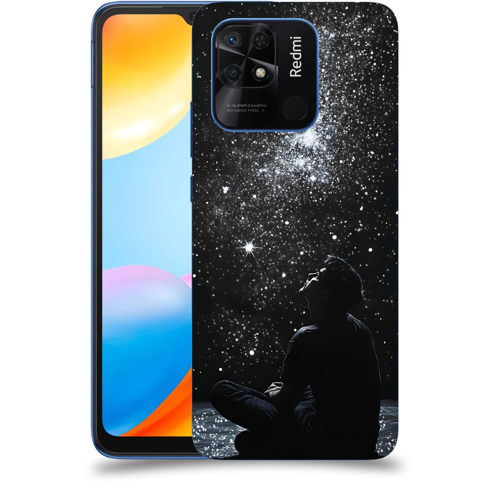 ACOVER Kryt na mobil Xiaomi Redmi 10C - Noční obloha V