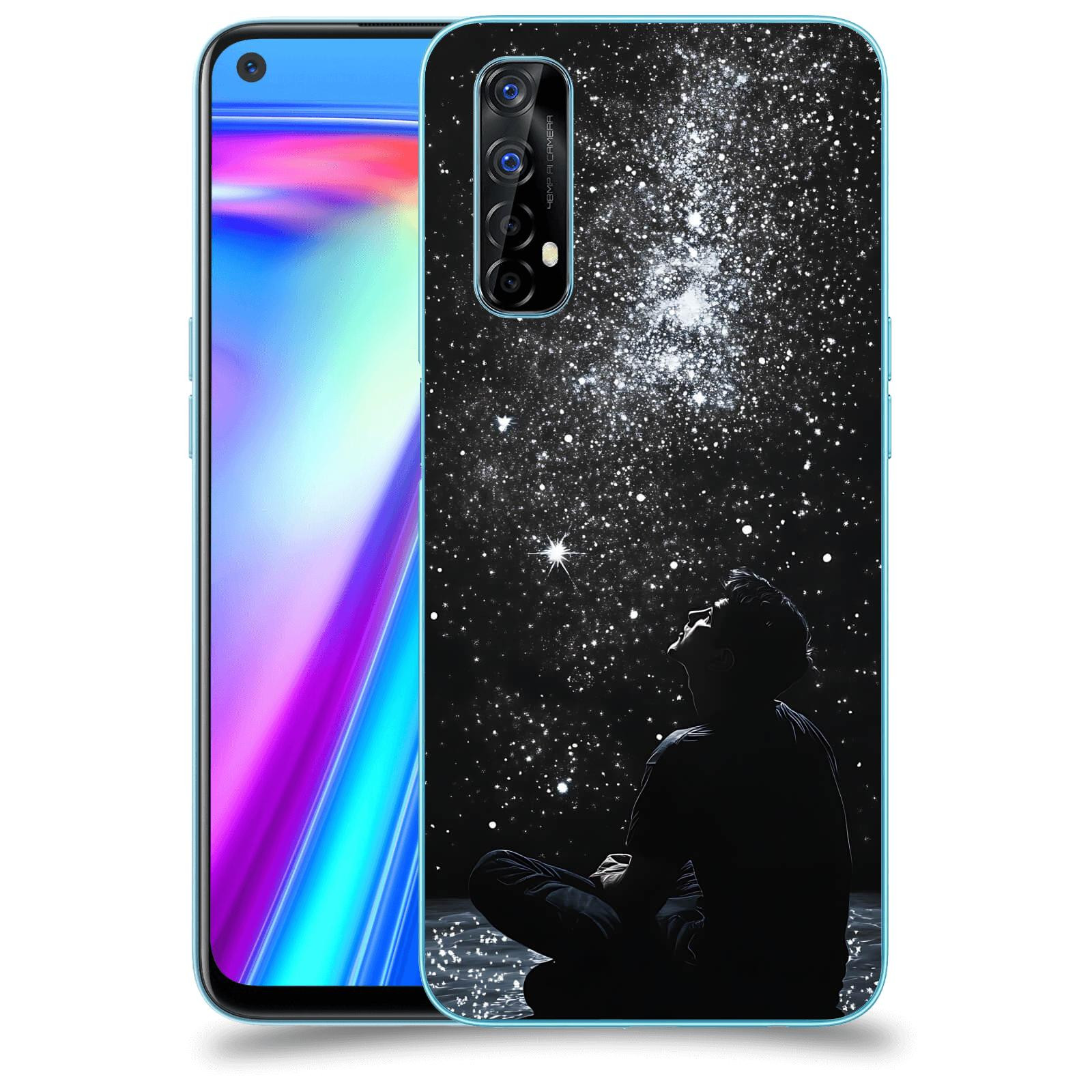 ACOVER Kryt na mobil Realme 7 - Noční obloha V