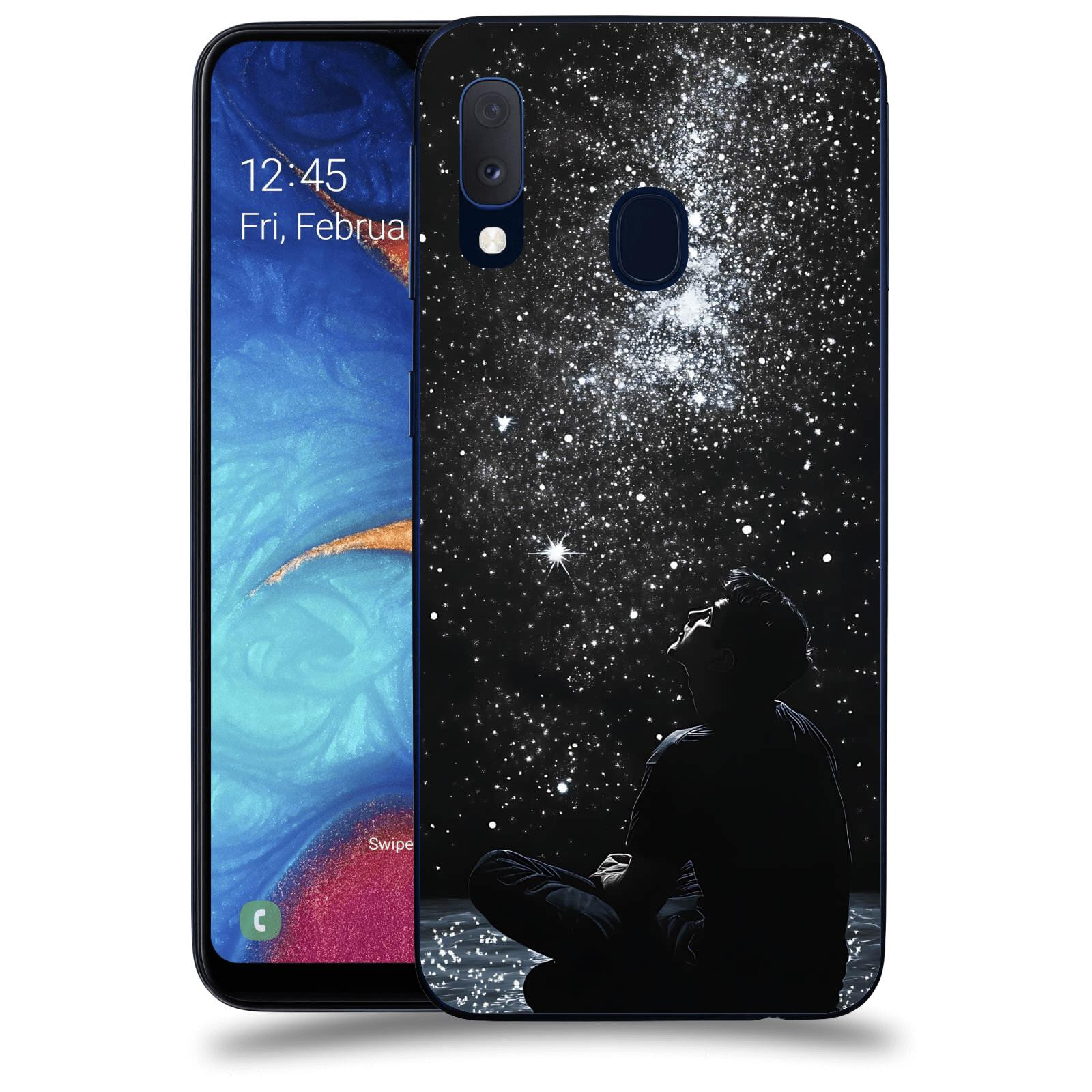 ACOVER Kryt na mobil Samsung Galaxy A20e A202F - Noční obloha V