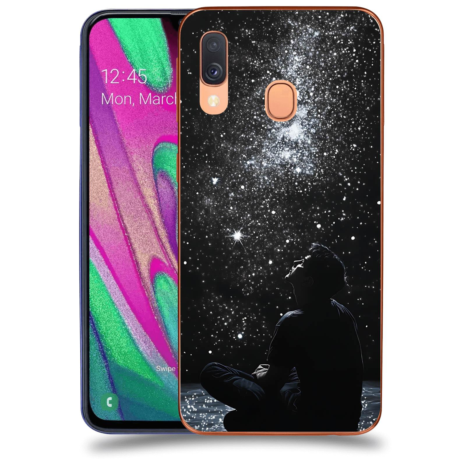 ACOVER Kryt na mobil Samsung Galaxy A40 A405F - Noční obloha V