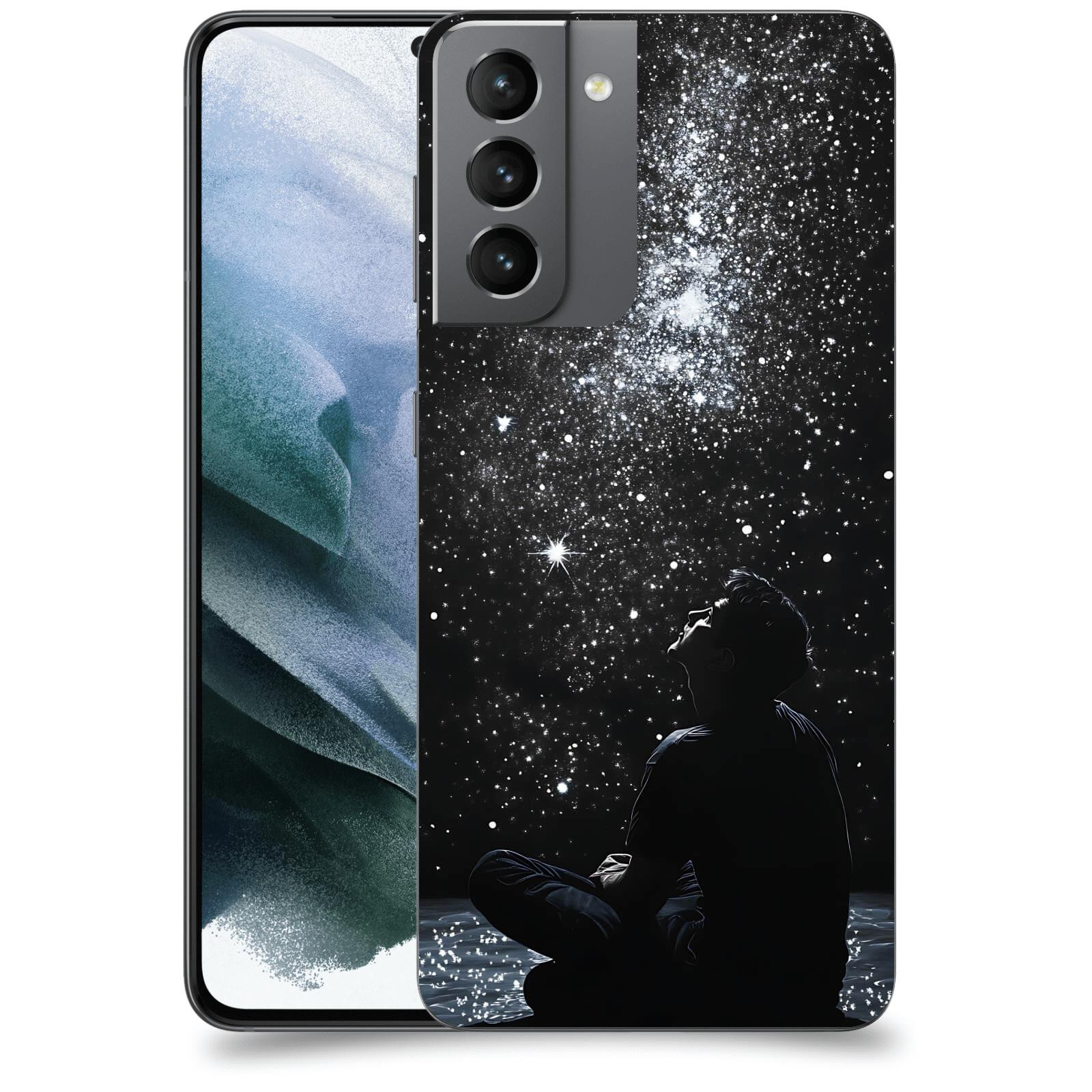 ACOVER Kryt na mobil Samsung Galaxy S21 G991B - Noční obloha V