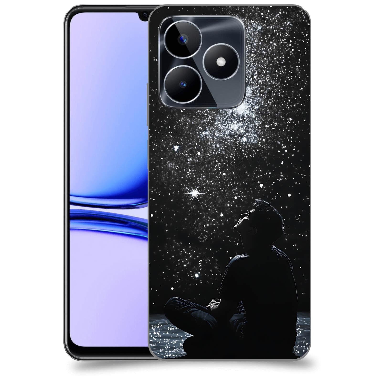 ACOVER Kryt na mobil Realme C53 - Noční obloha V