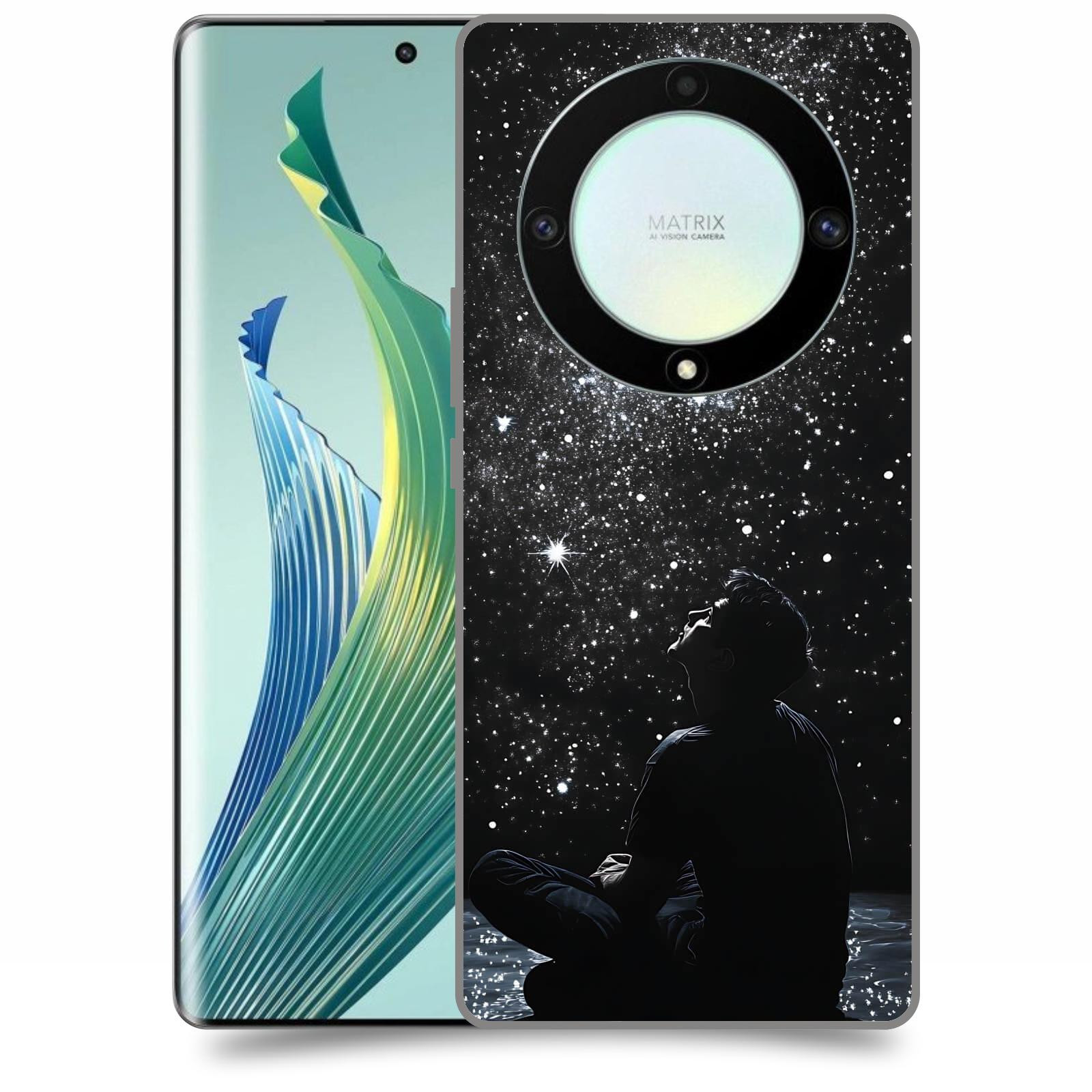 ACOVER Kryt na mobil Honor Magic 5 Lite 5G - Noční obloha V