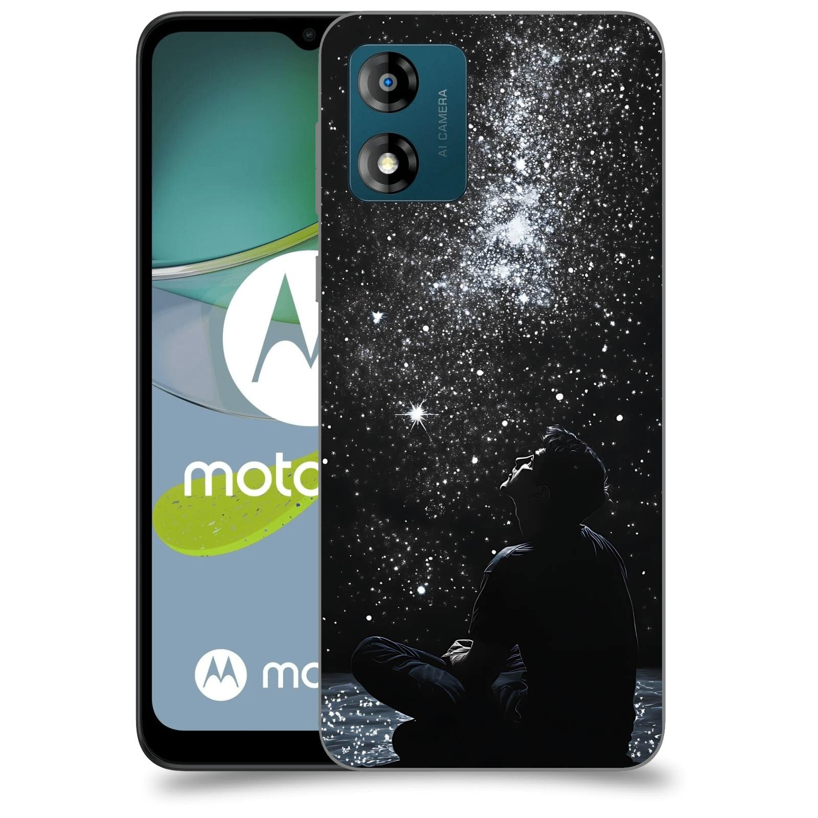 ACOVER Kryt na mobil Motorola Moto E13 - Noční obloha V
