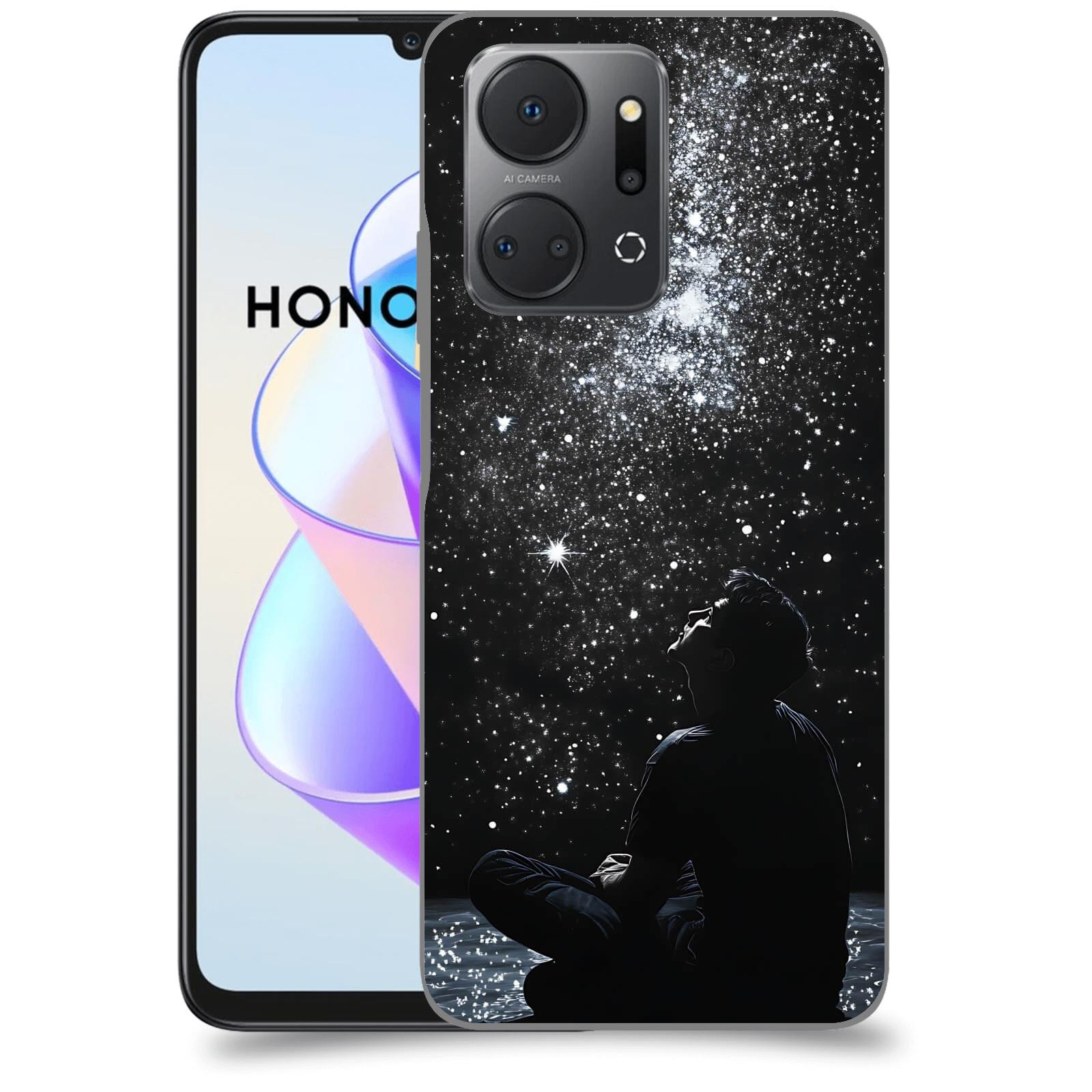 ACOVER Kryt na mobil HONOR X7a - Noční obloha V