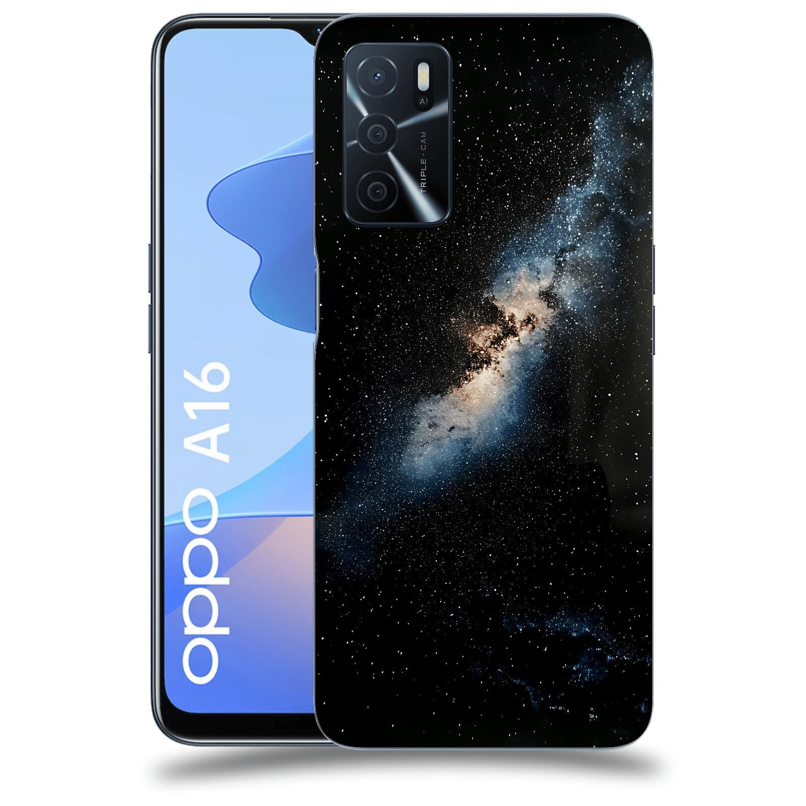 ACOVER Kryt na mobil OPPO A16 - Noční obloha I