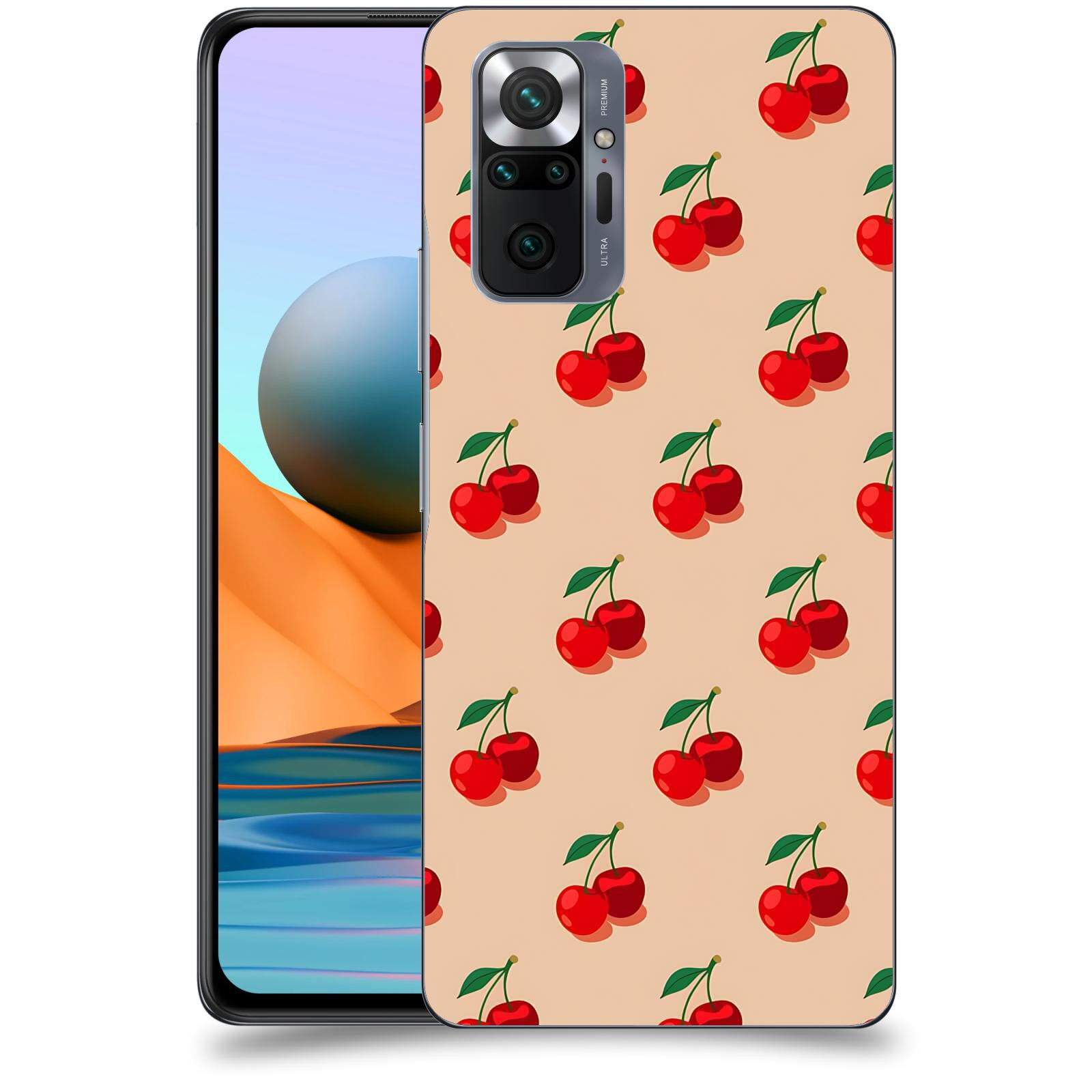 ACOVER Kryt na mobil Xiaomi Redmi Note 10 Pro - Šťavnaté třešně