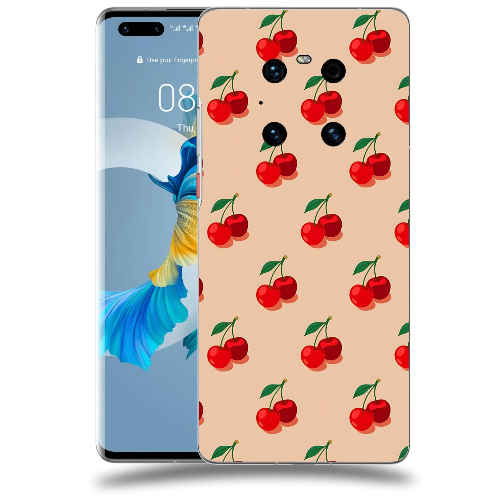 ACOVER Kryt na mobil Huawei Mate 40 Pro - Šťavnaté třešně
