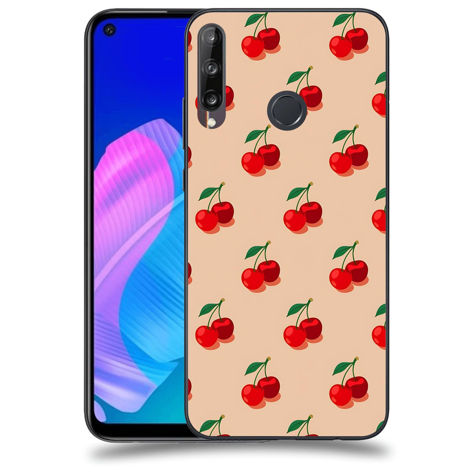 ACOVER Kryt na mobil Huawei P40 Lite E - Šťavnaté třešně