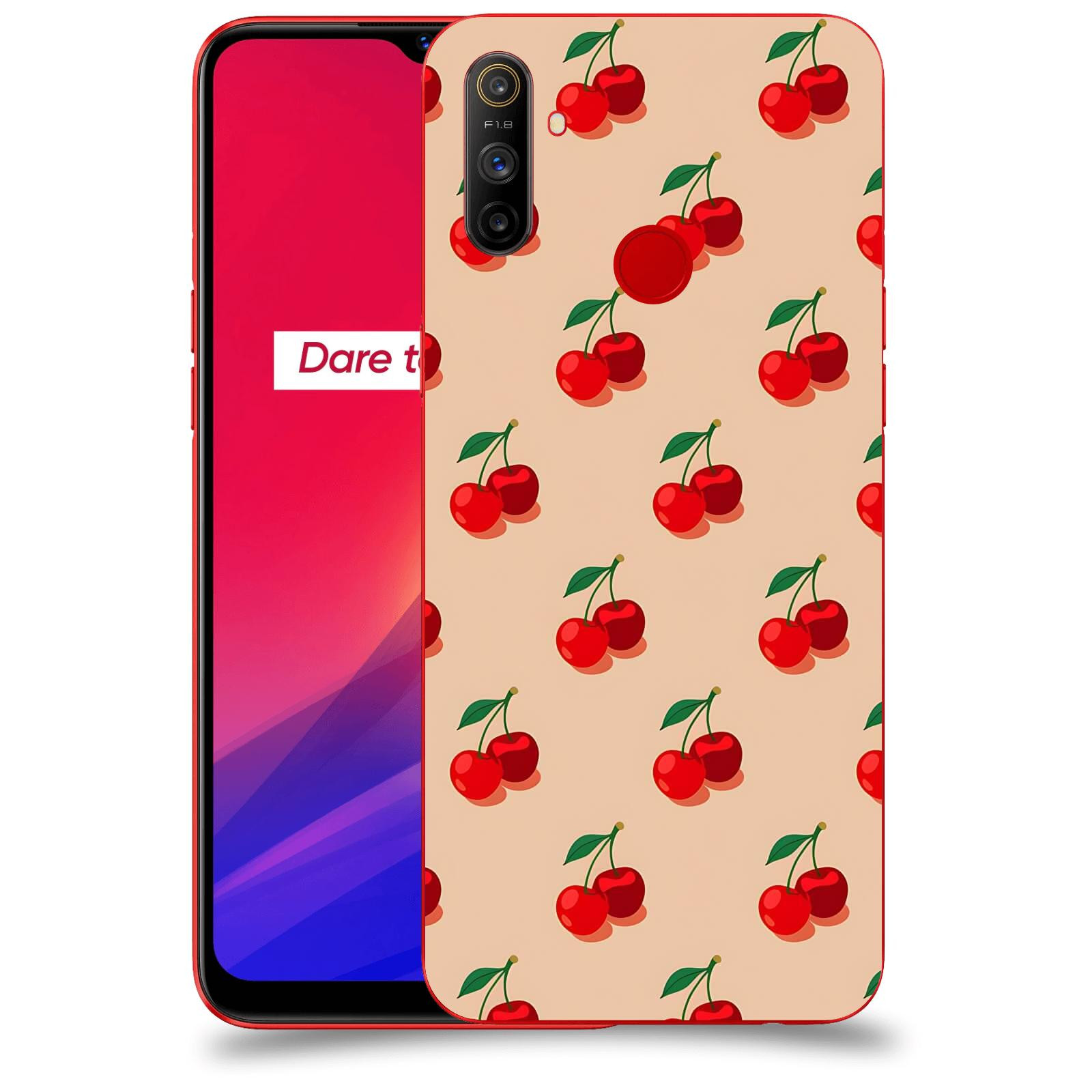 ACOVER Kryt na mobil Realme C3 - Šťavnaté třešně