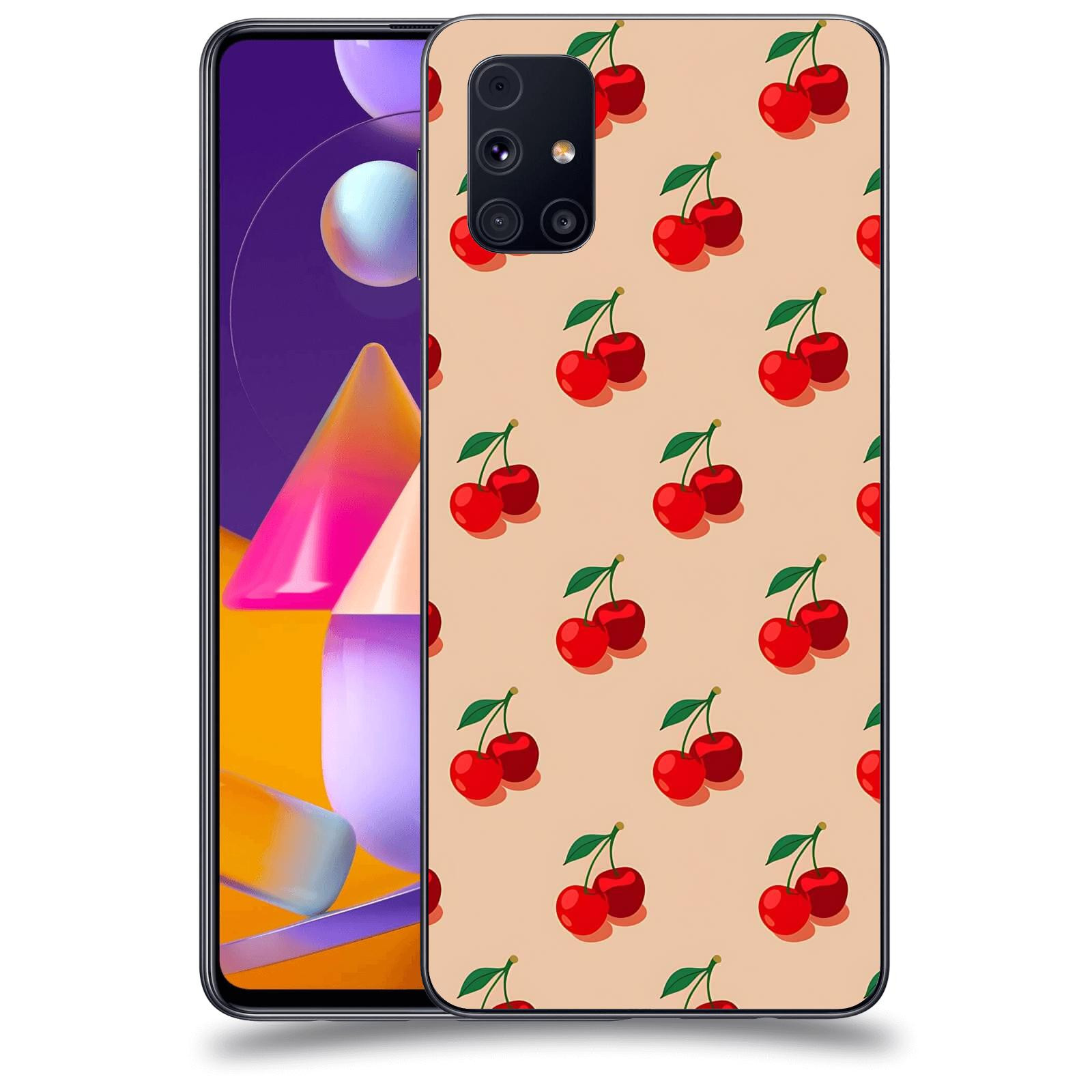 ACOVER Kryt na mobil Samsung Galaxy M31s - Šťavnaté třešně