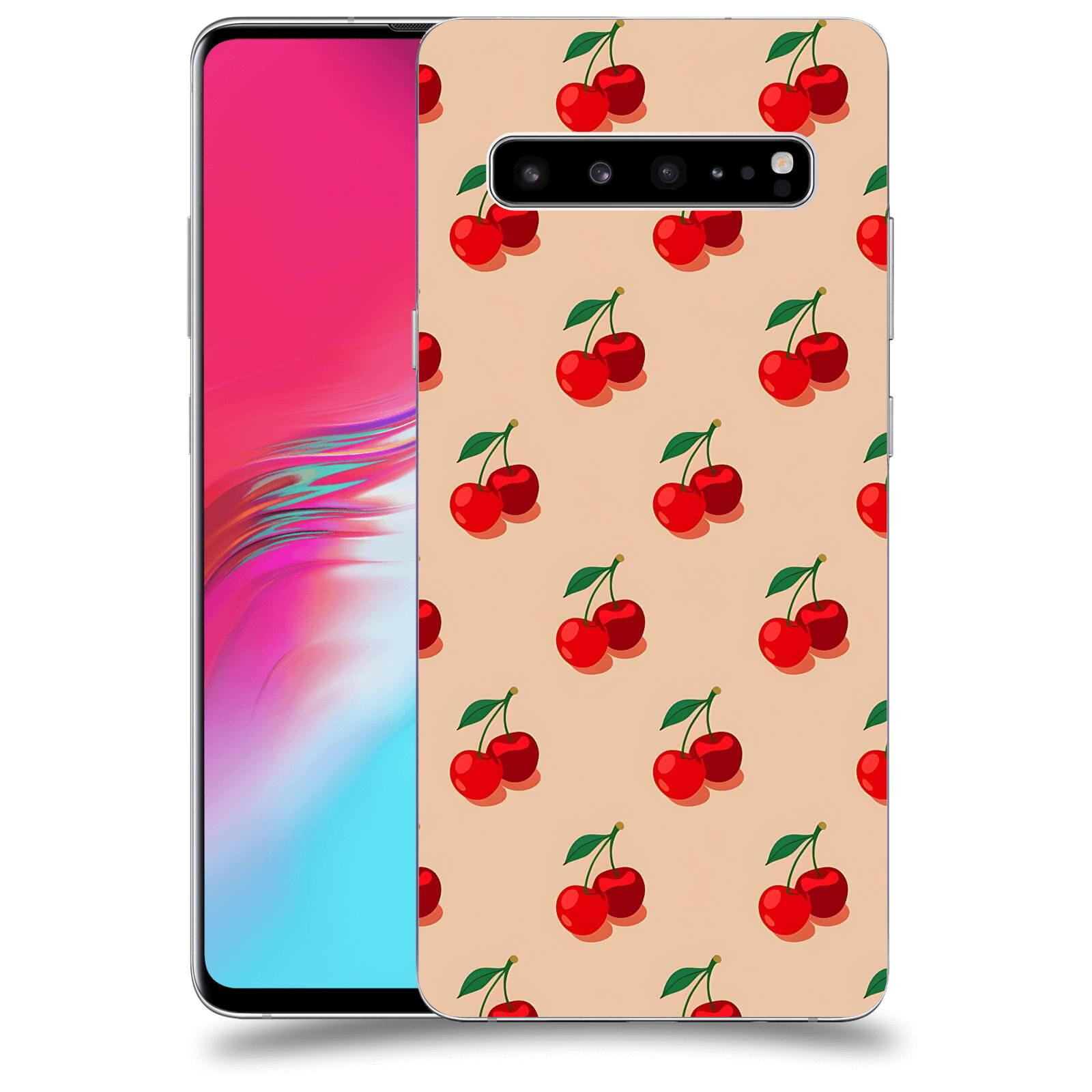 ACOVER Kryt na mobil Samsung Galaxy S10 G973 - Šťavnaté třešně