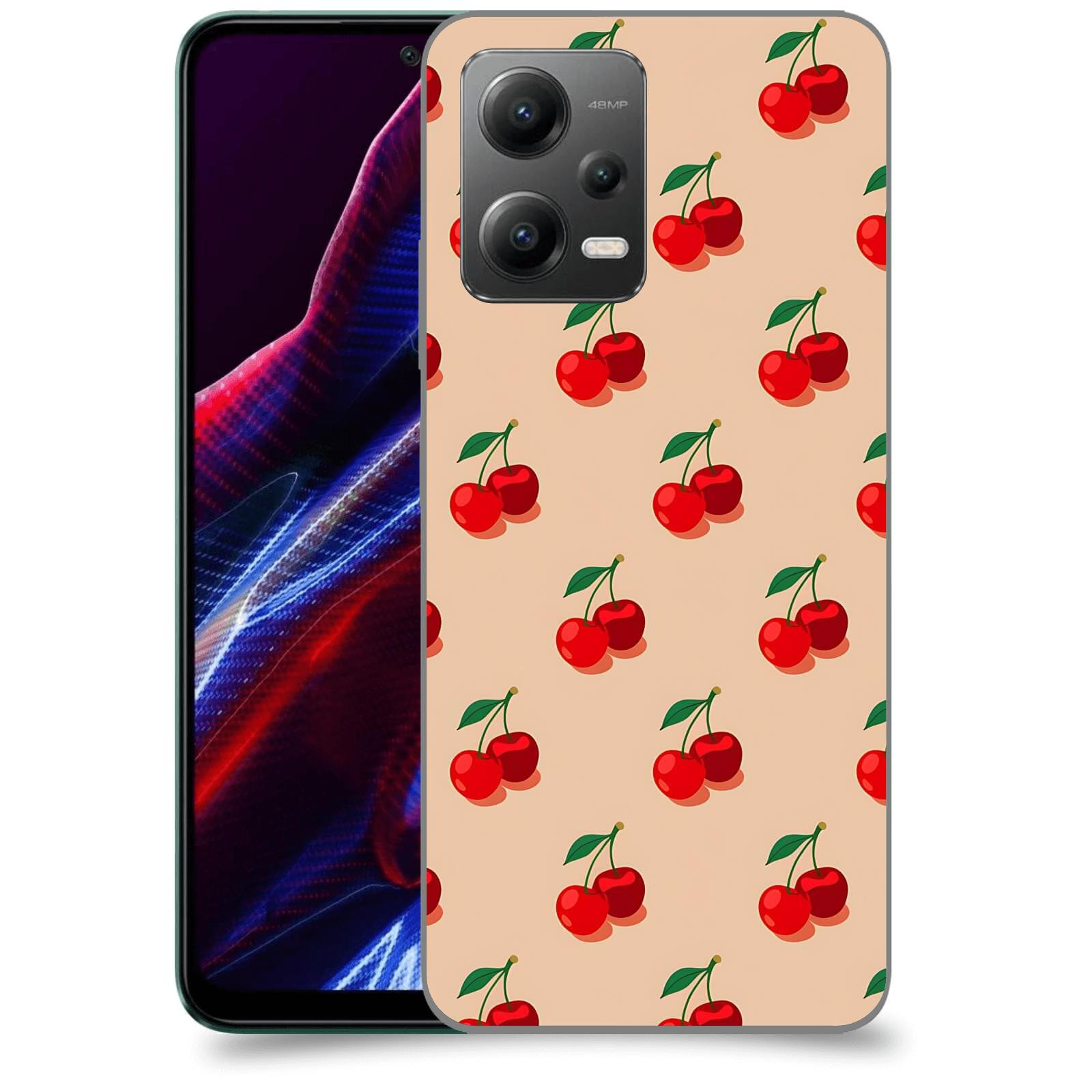 ACOVER Kryt na mobil Xiaomi Poco X5 - Šťavnaté třešně
