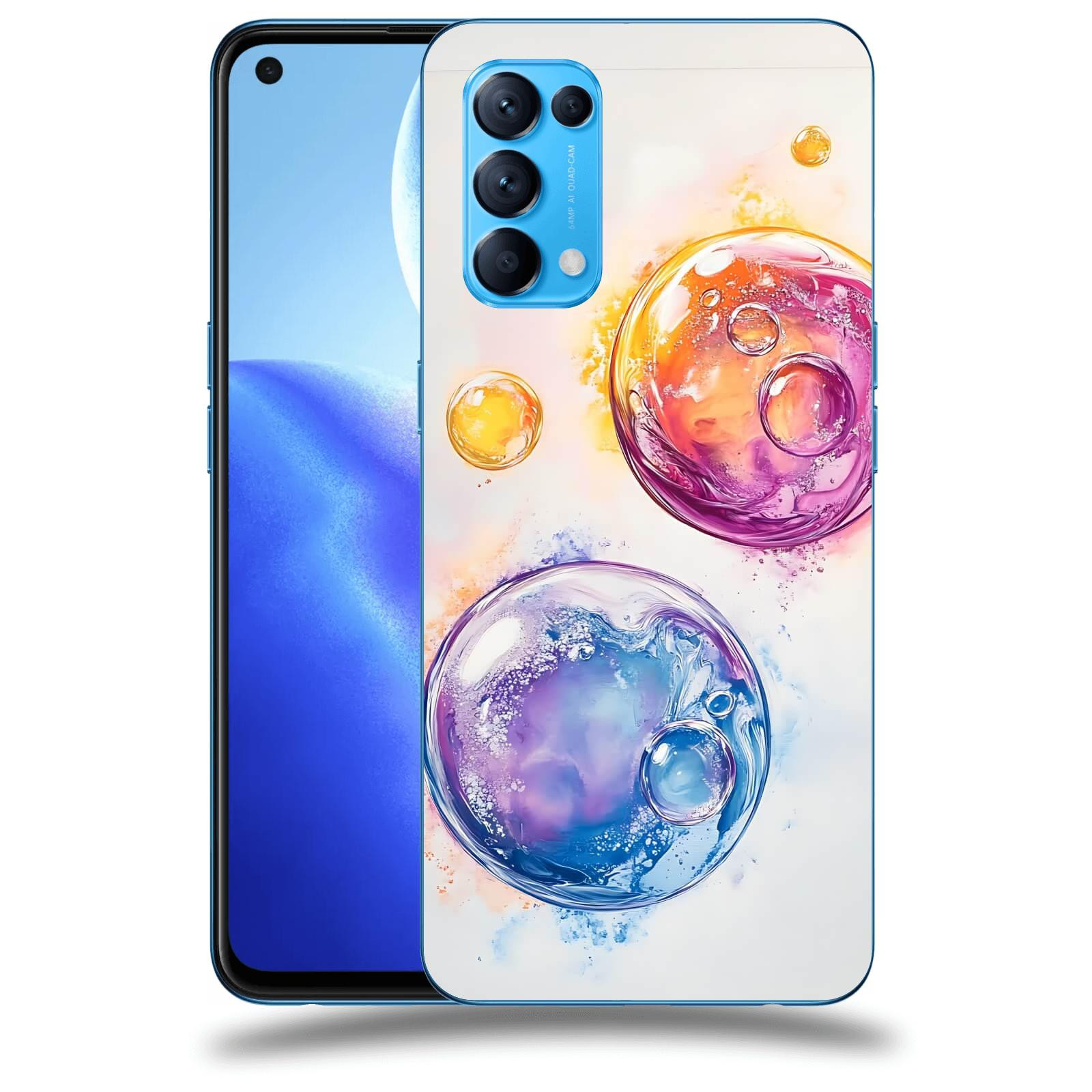ACOVER Kryt na mobil OPPO Reno 5 5G - Tekutá energie