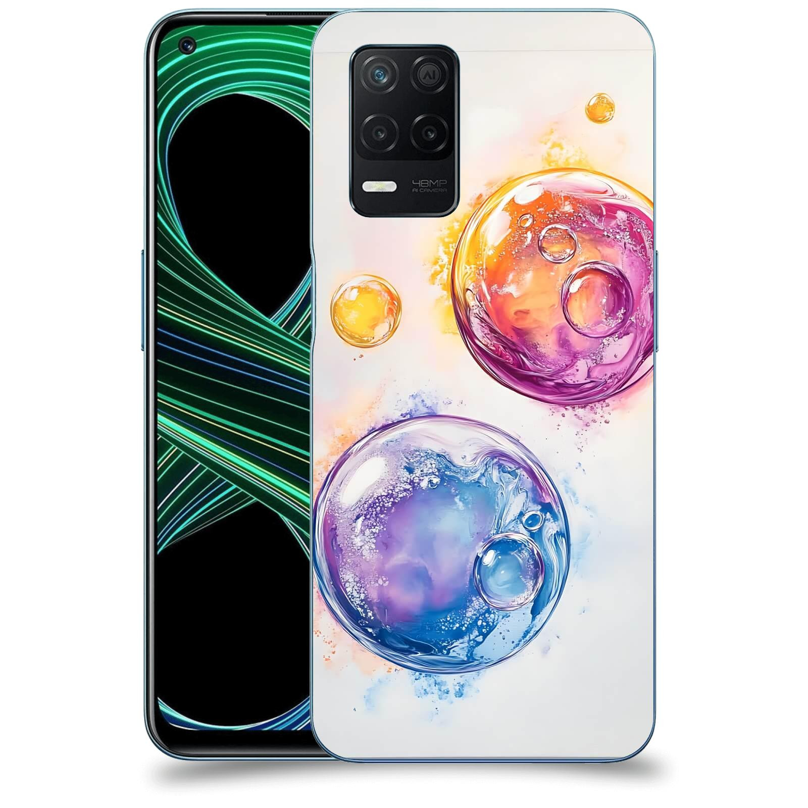 ACOVER Kryt na mobil Realme 8 5G - Tekutá energie