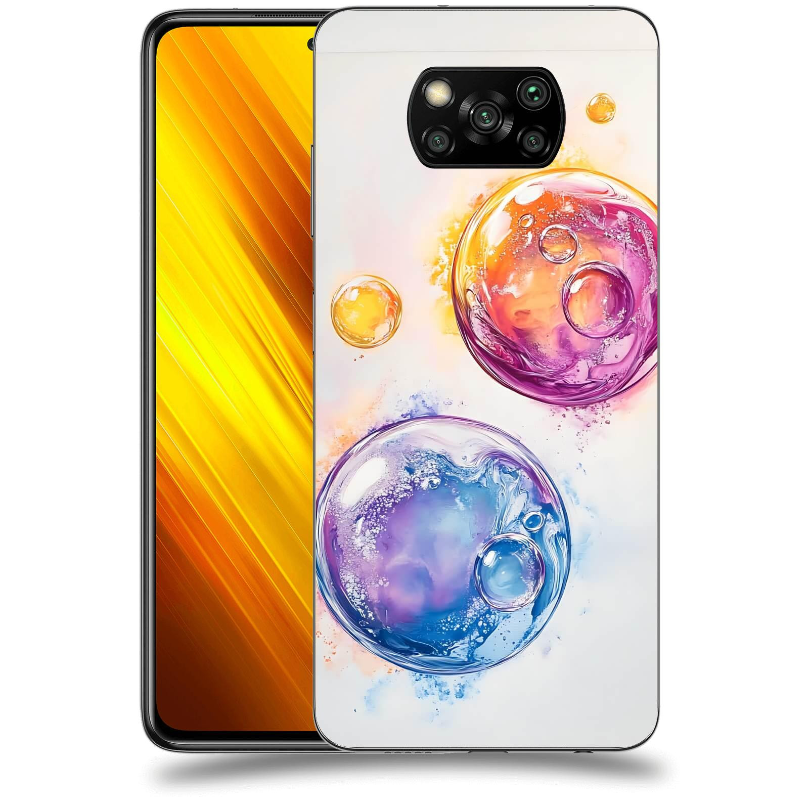 ACOVER Kryt na mobil Xiaomi Poco X3 - Tekutá energie