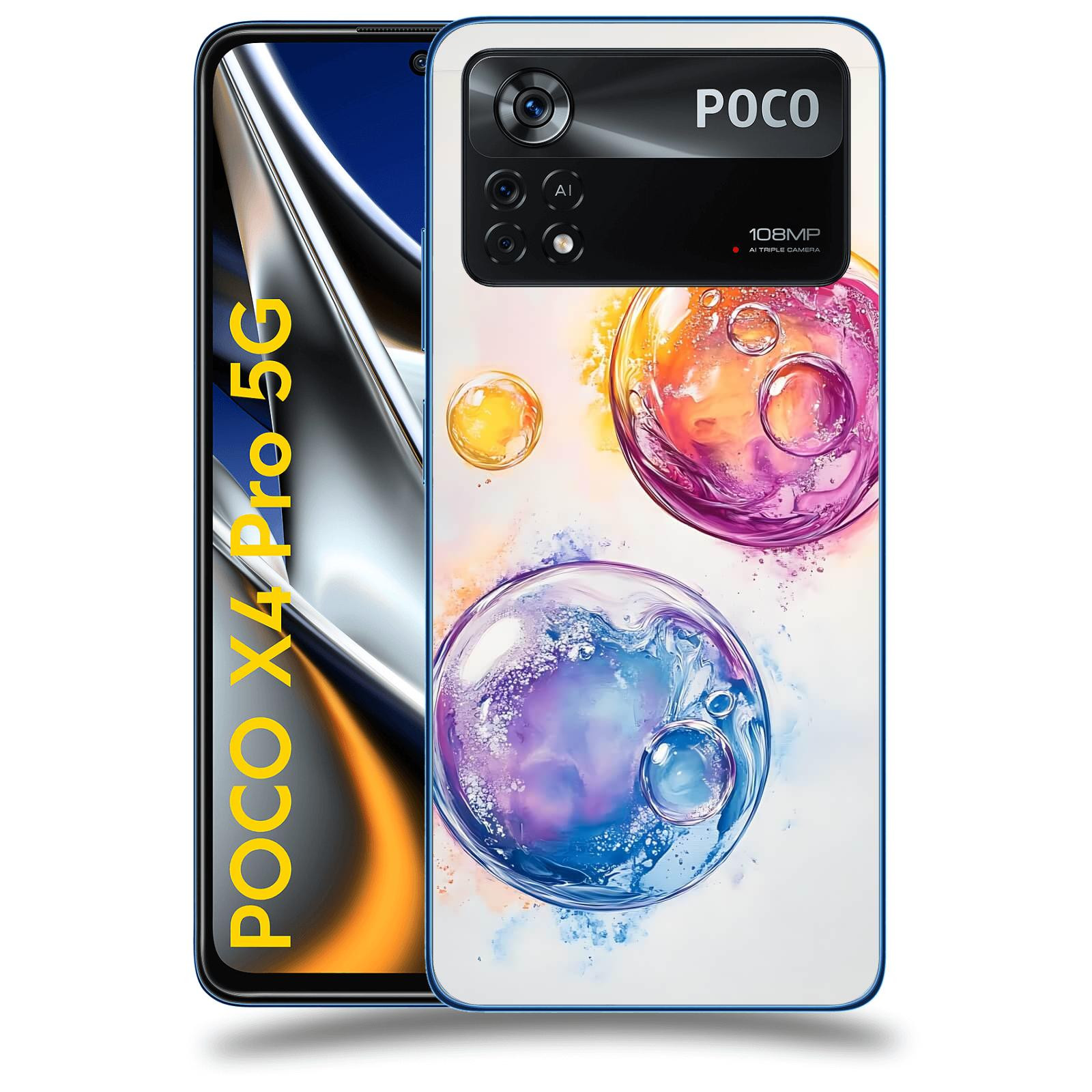 ACOVER Kryt na mobil Xiaomi Poco X4 Pro 5G - Tekutá energie