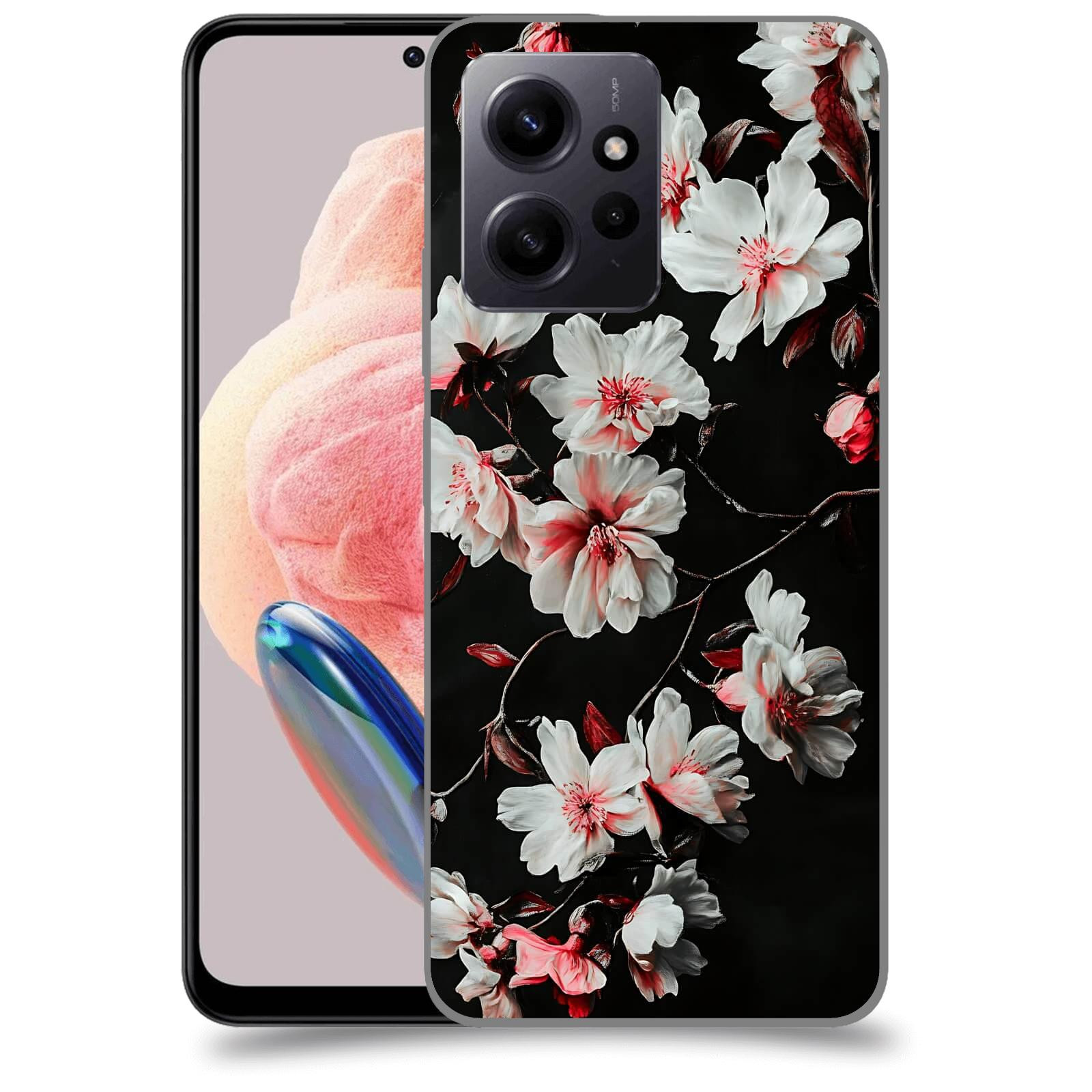 ACOVER Kryt na mobil Xiaomi Redmi Note 12 4G - Temná něžnost