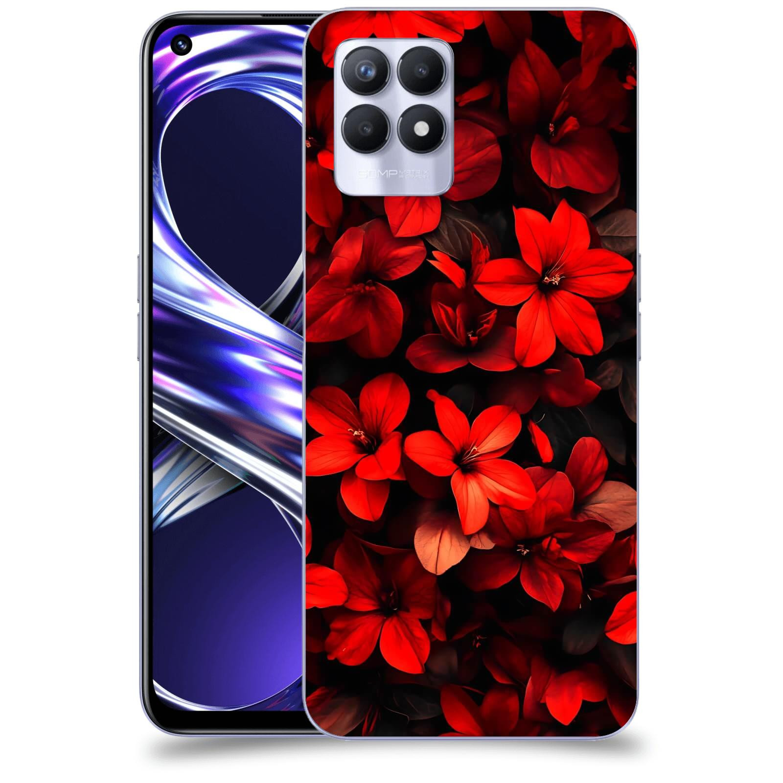 ACOVER Kryt na mobil Realme 8i - Temná vášeň
