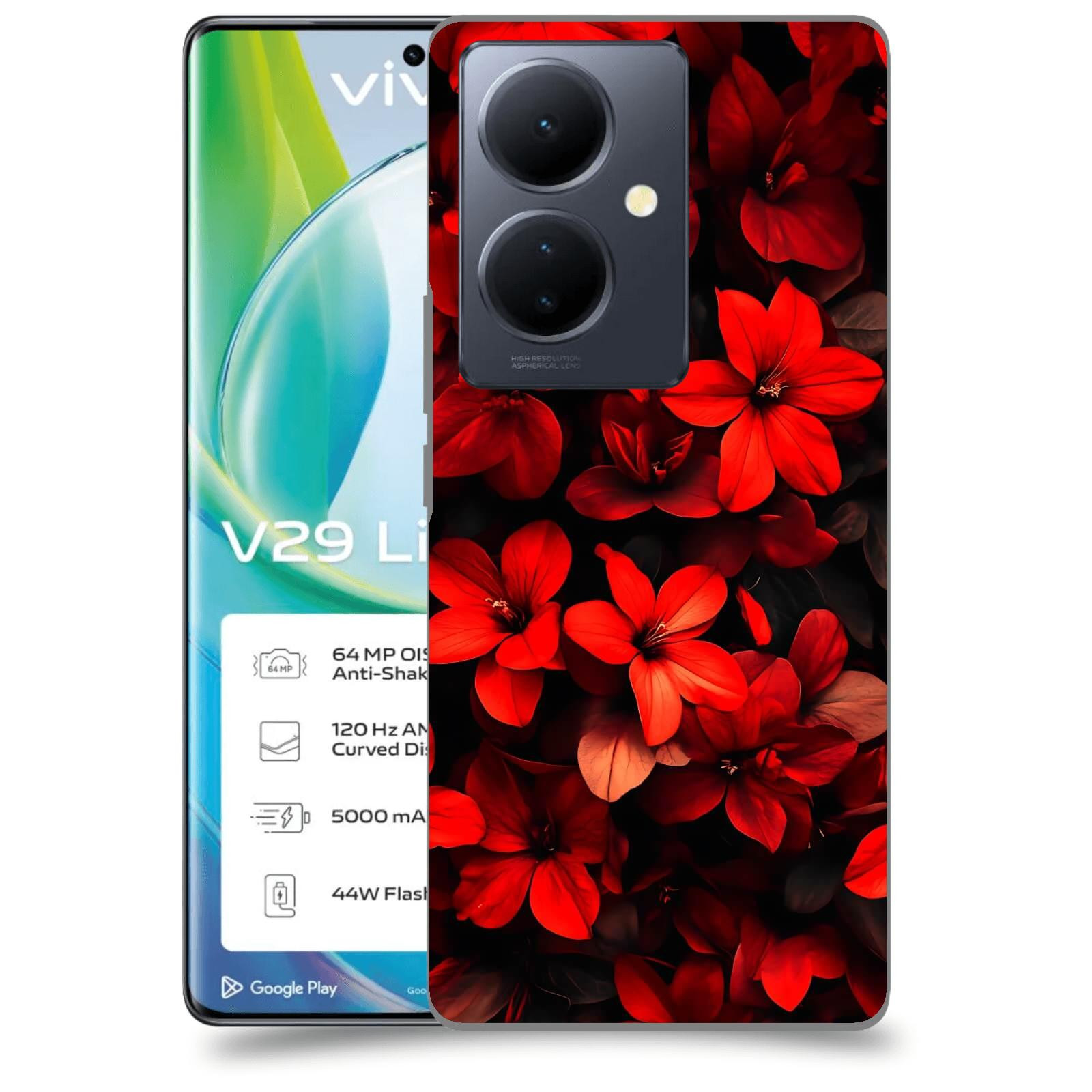 ACOVER Kryt na mobil VIVO V29 Lite 5G - Temná vášeň