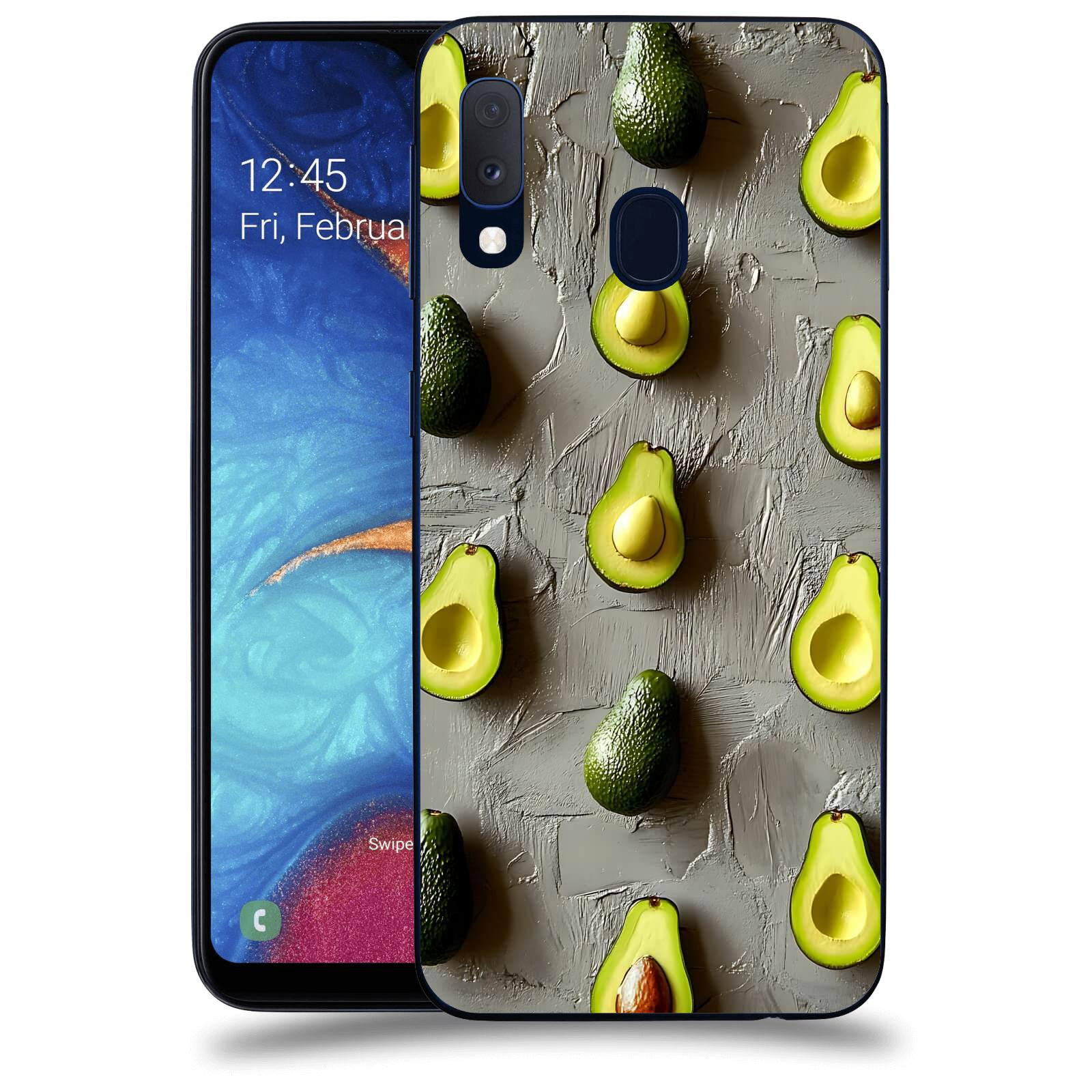ACOVER Kryt na mobil Samsung Galaxy A20e A202F - Zelená harmonie